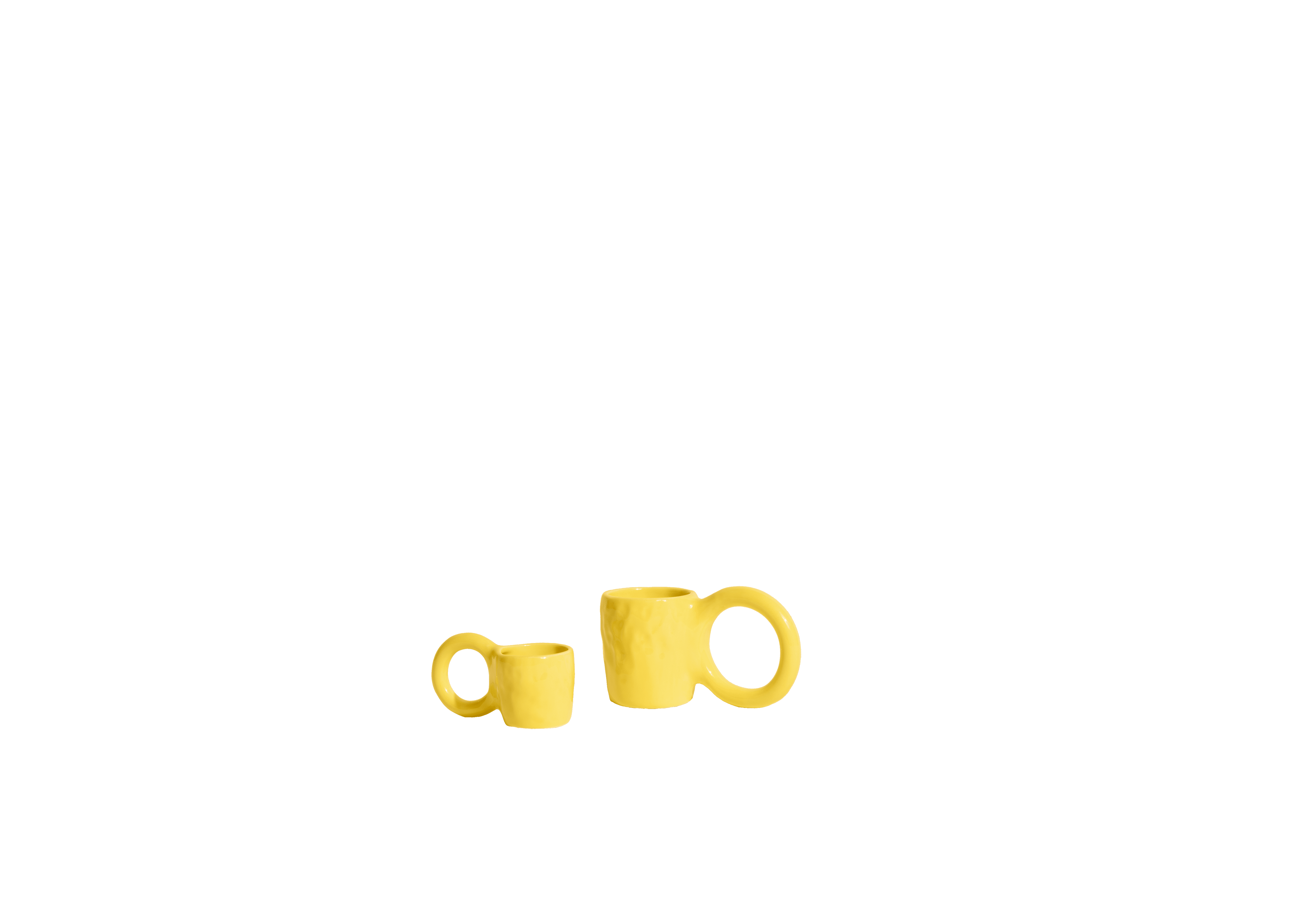 Becher DONUT gelb
