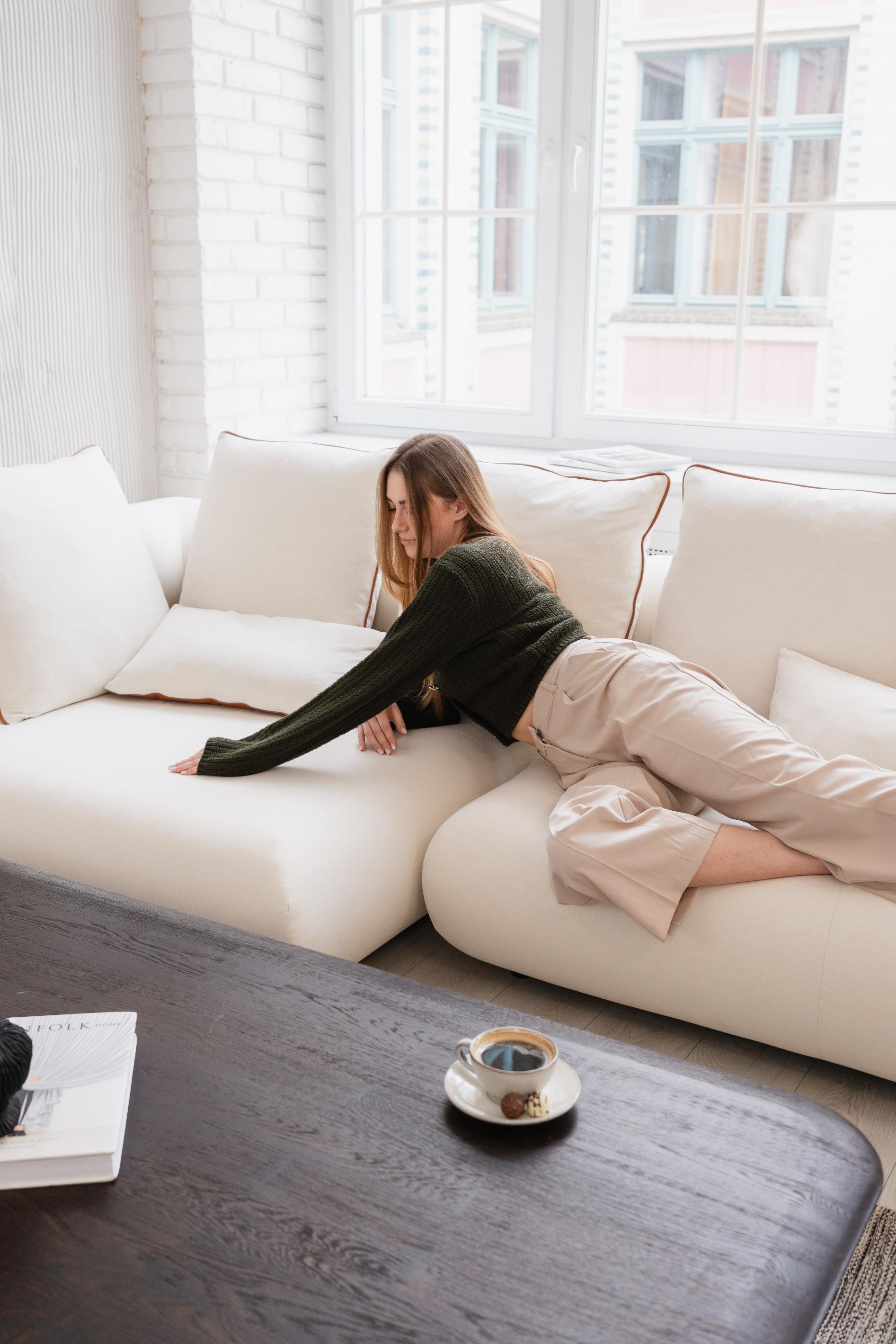 Linkes Ecksofa CASABLANCA personalisiert