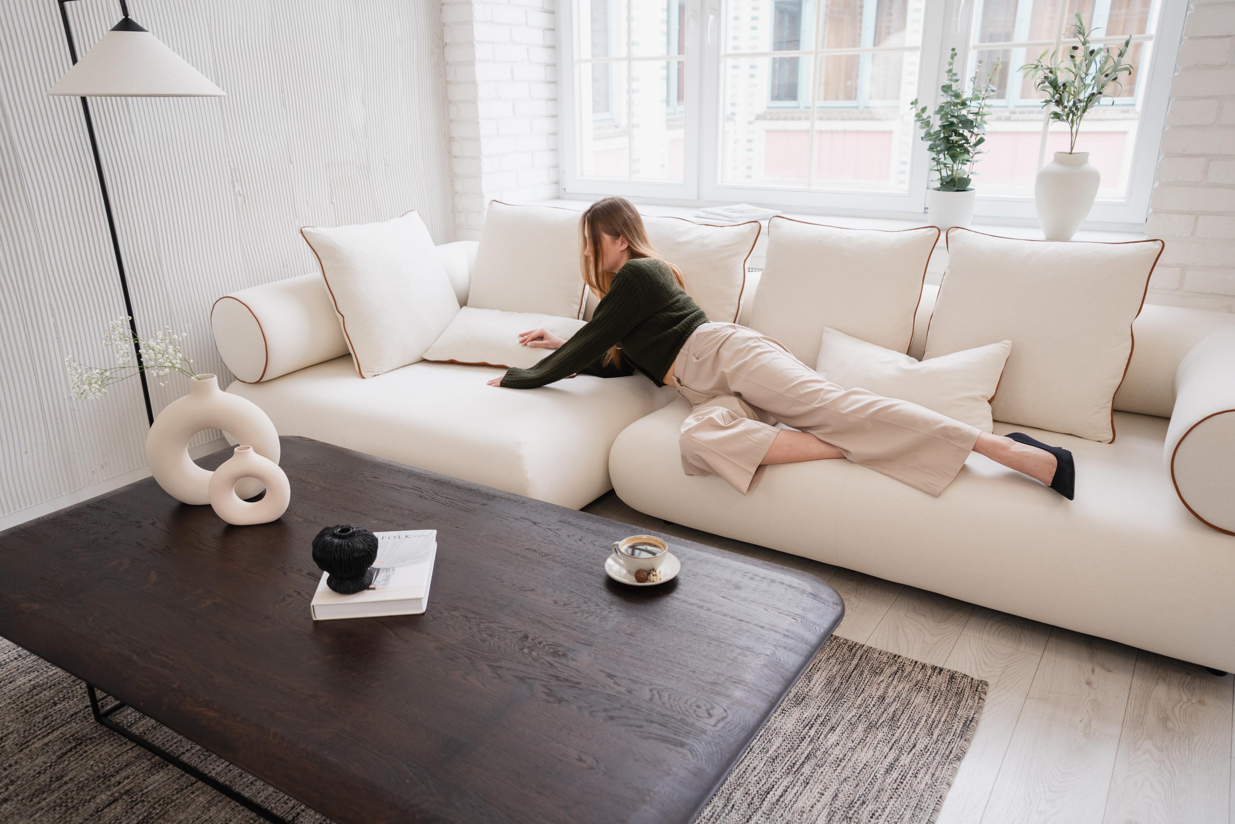 Linkes Ecksofa CASABLANCA personalisiert