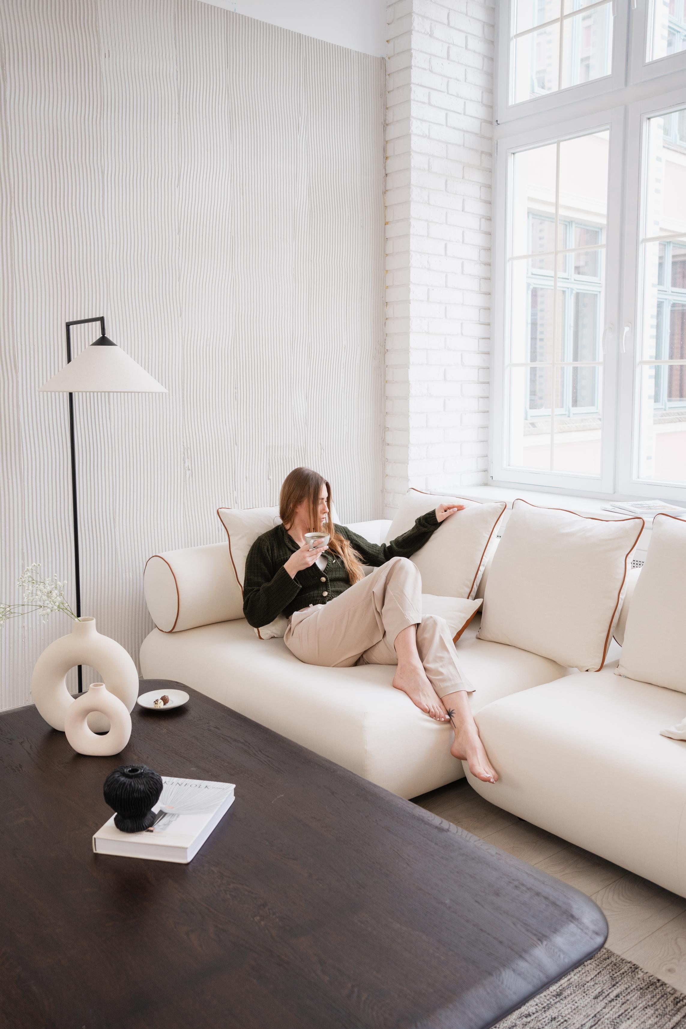 Linkes Ecksofa CASABLANCA personalisiert