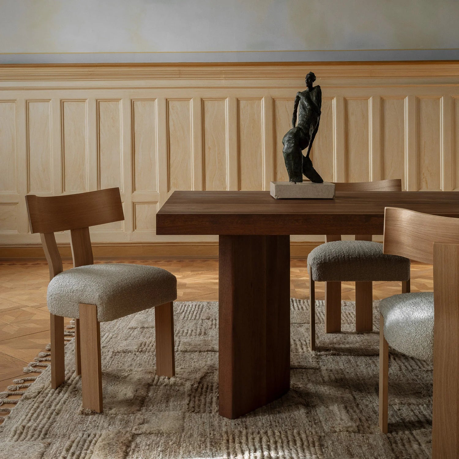 FRENCH Walnut Wood Table