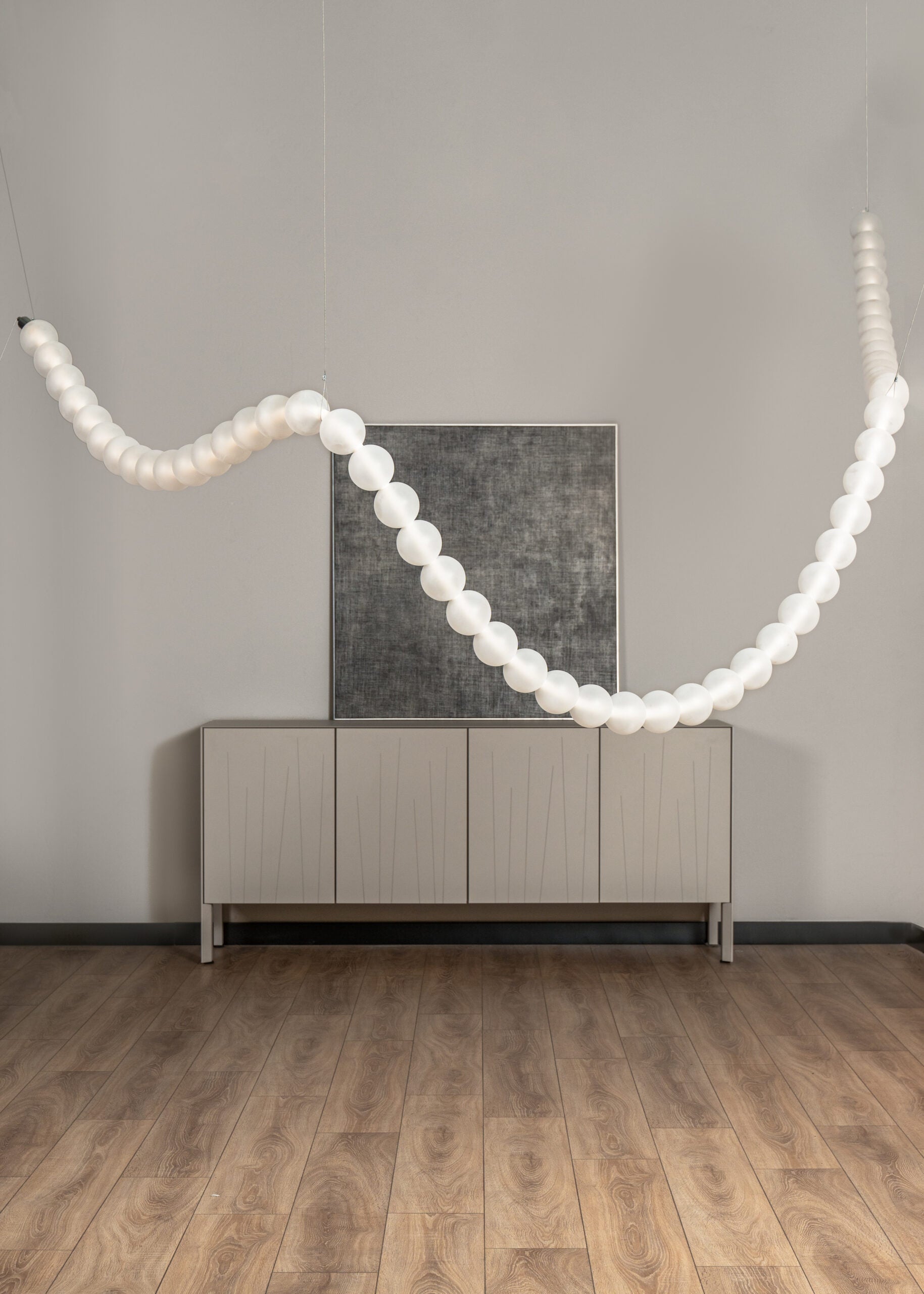 DAISY Hängelampe, mundgeblasenes Glas