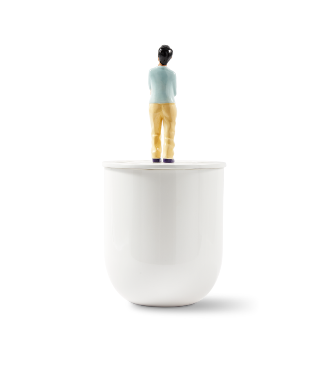 DAY DREAM Vase aus weißer Keramik