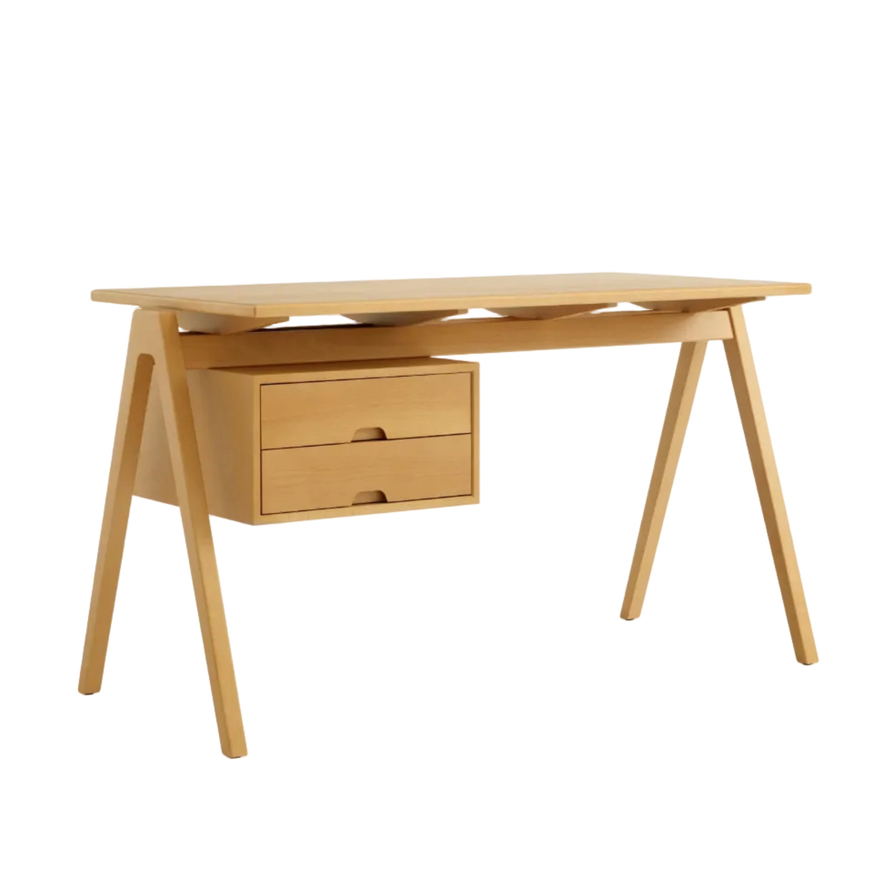 Schreibtisch DAYSTAK RD3 aus Buchenholz