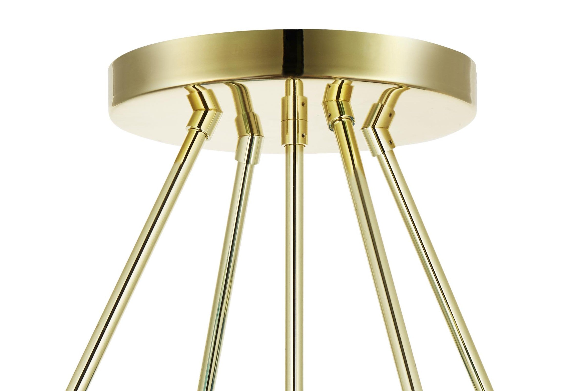 Pendelleuchte BALLROOM MOLECULE pflaume mit goldener Veredelung