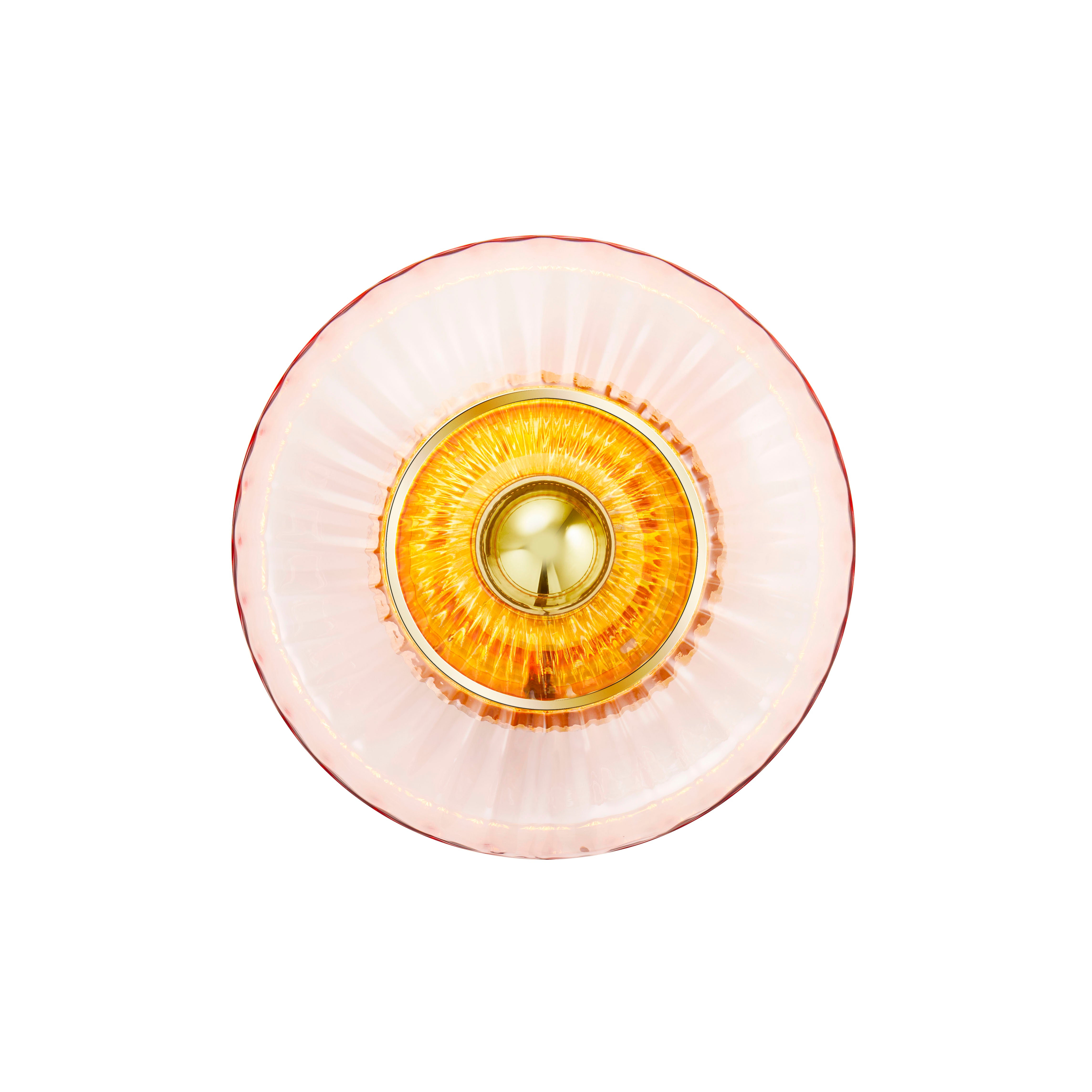 NEW WAVE OPTIC wall lamp pink glass