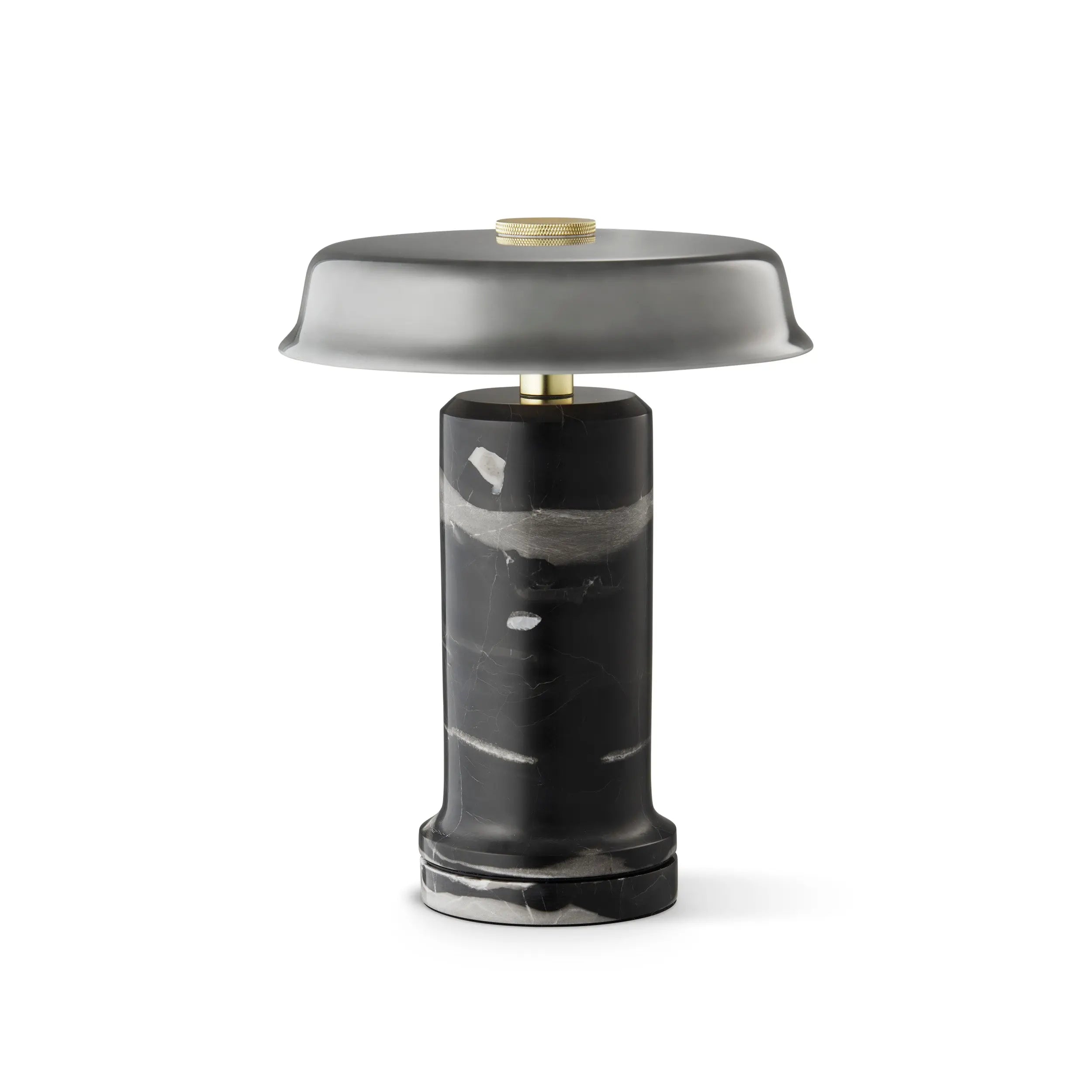 Lampa przenośna TRIP NO. 2 szary marmur z dymionym szkłem – Design By Us