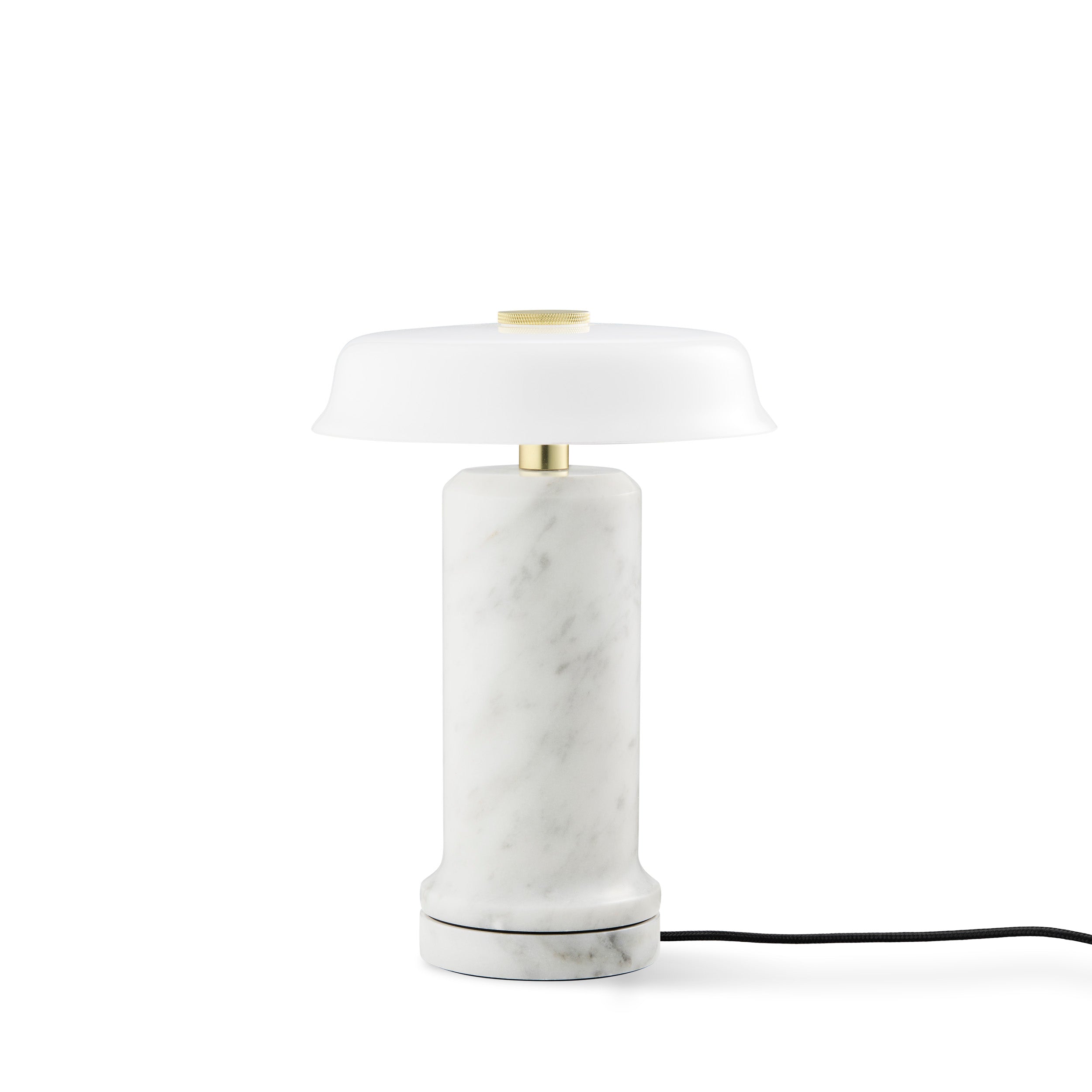 Lampa przenośna TRIP NO. 2 biały marmur z mlecznobiałym szkłem