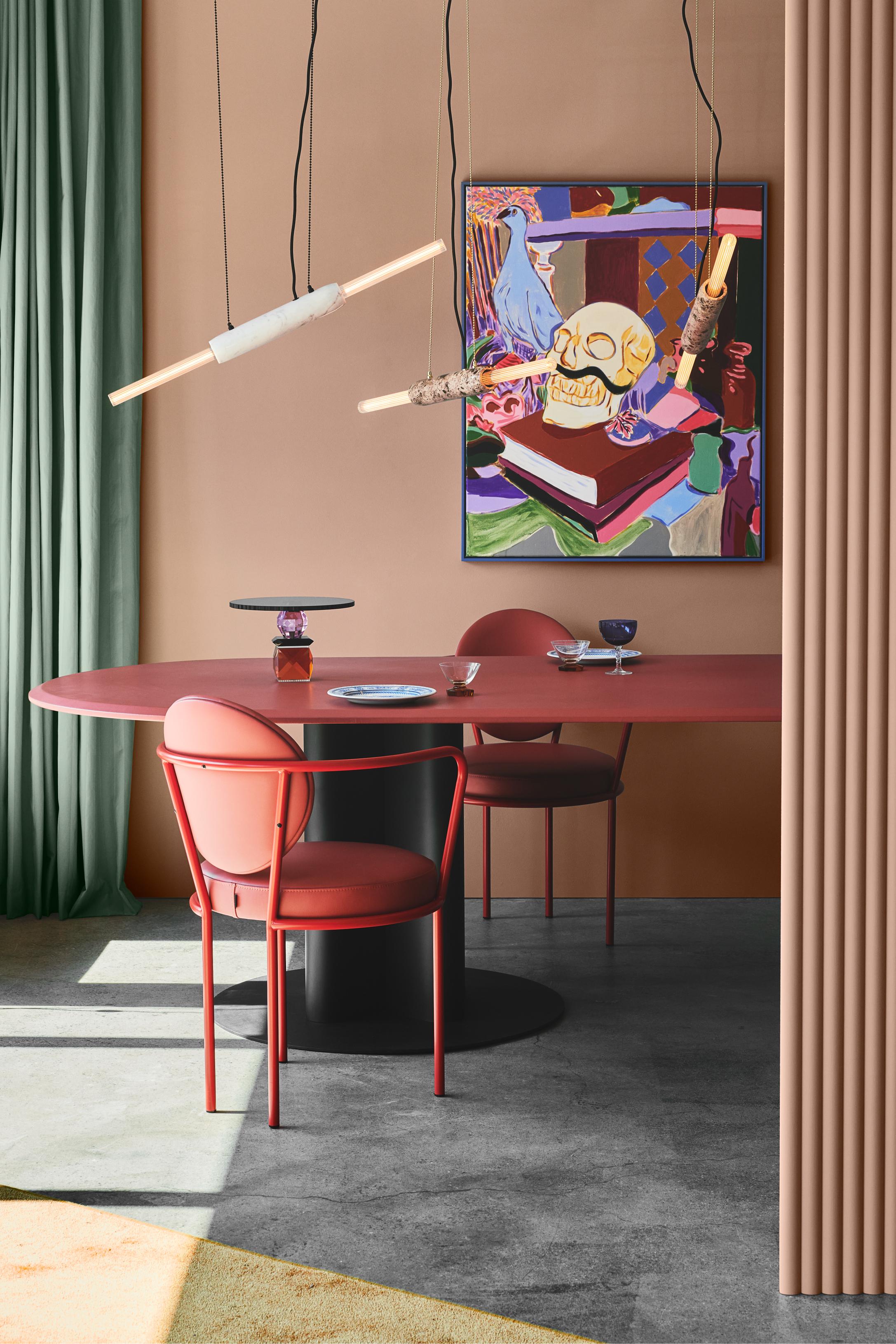 Pendelleuchte LIMBO weißer Marmor
