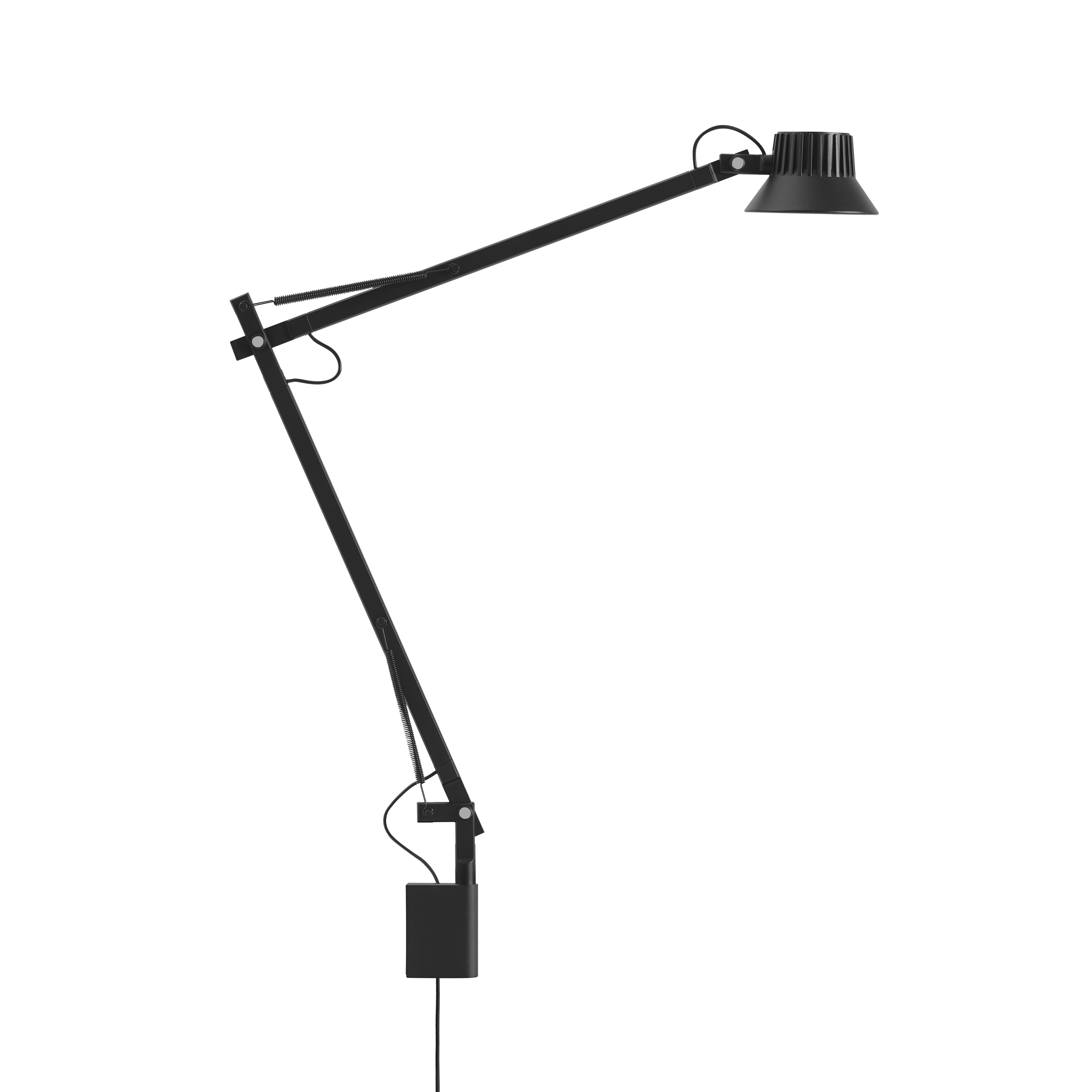 Wandleuchte DEDICATE verstellbar mit Arm schwarz