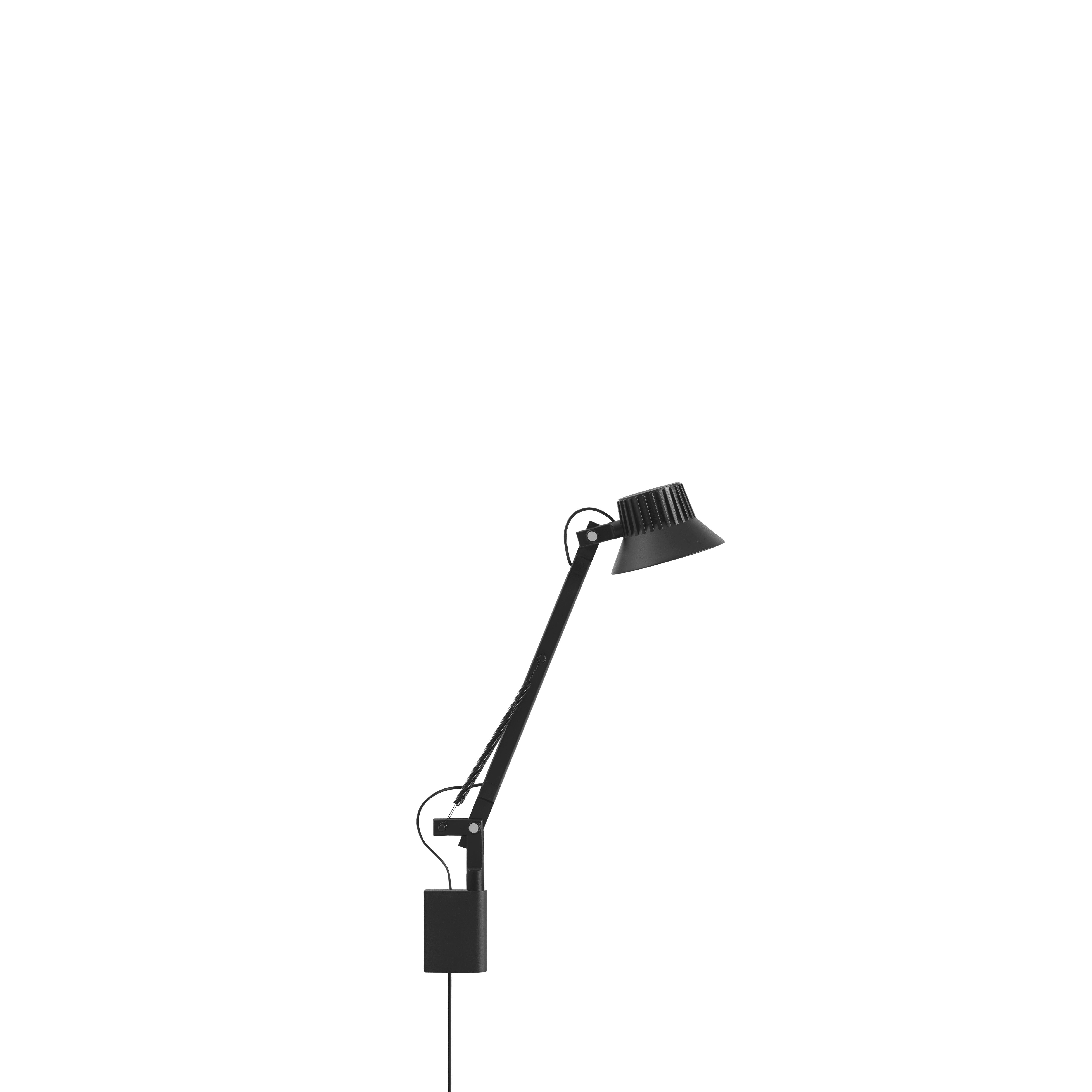 Wandleuchte DEDICATE verstellbar mit Arm schwarz
