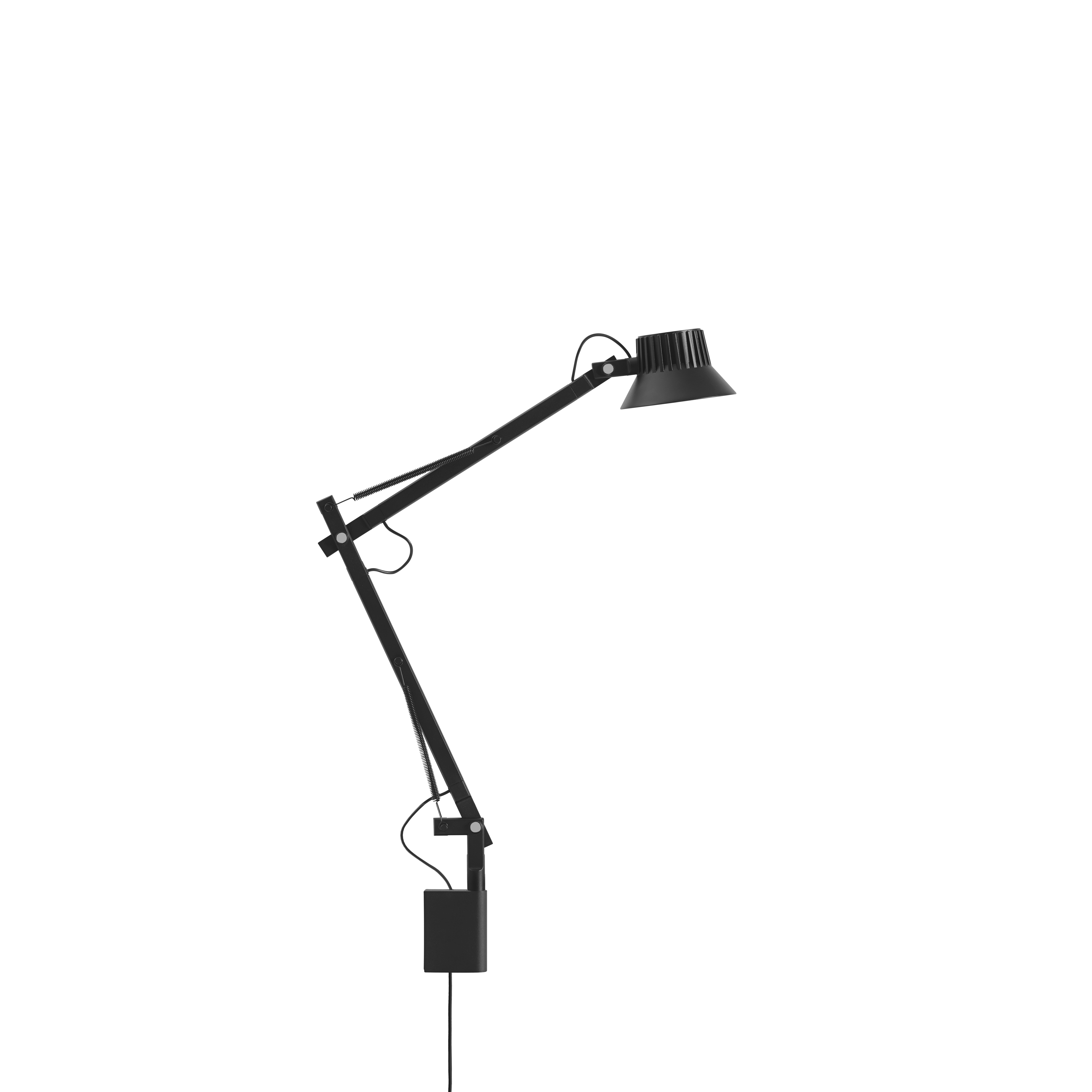 Wandleuchte DEDICATE verstellbar mit Arm schwarz