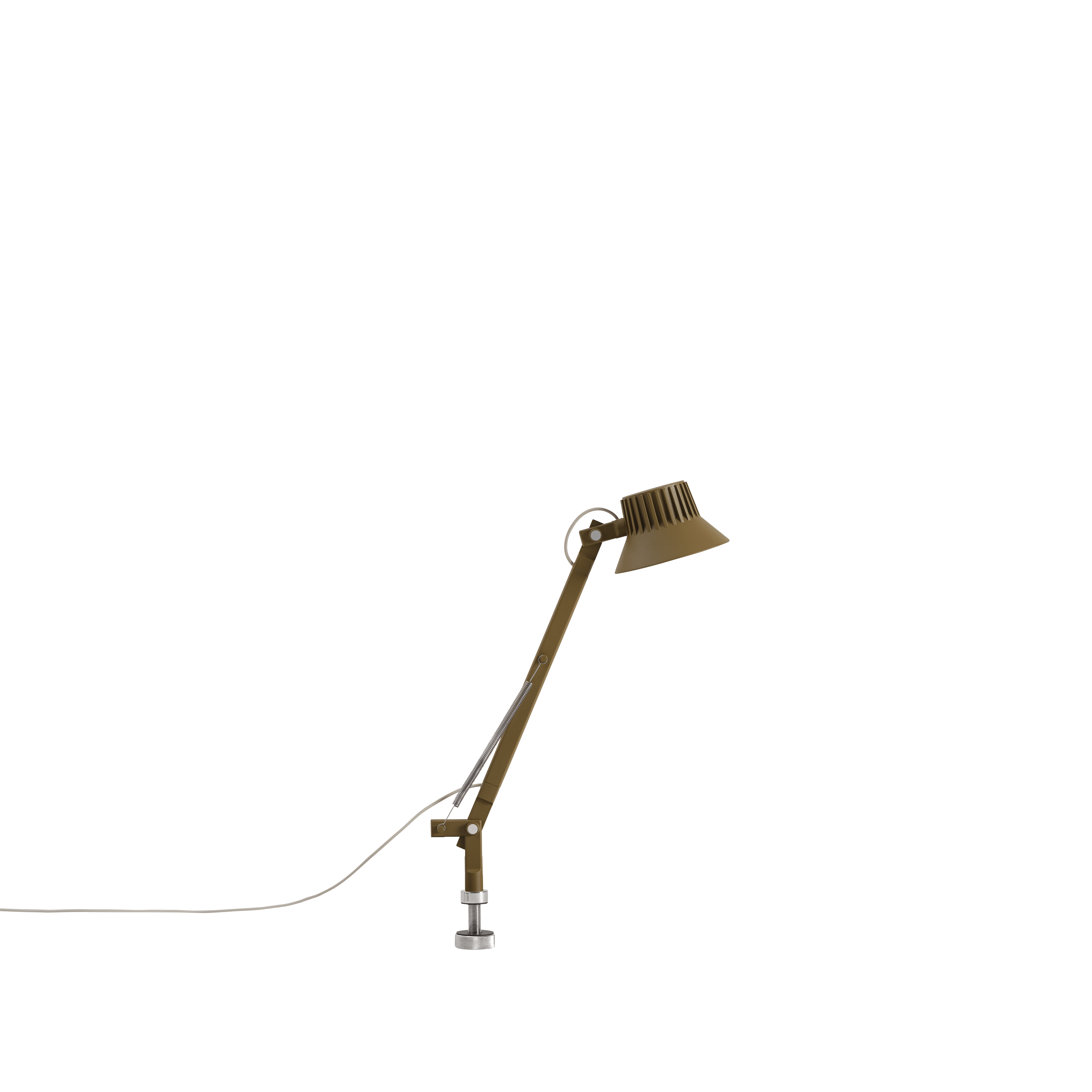 Lampa biurkowa regulowana DEDICATE brązowo-zielony