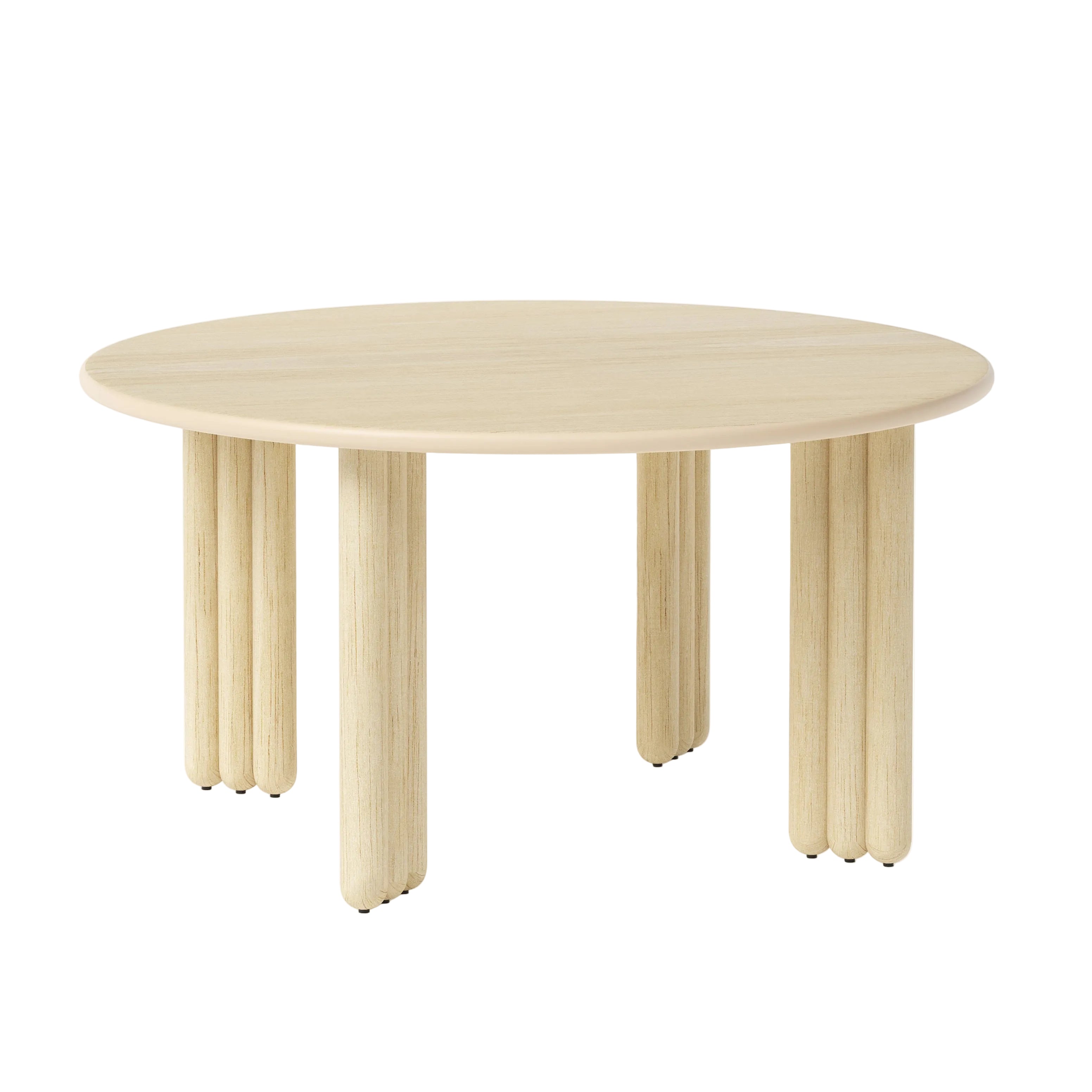 Runder Tisch FLOCK aus natürlichem Eschenholz
