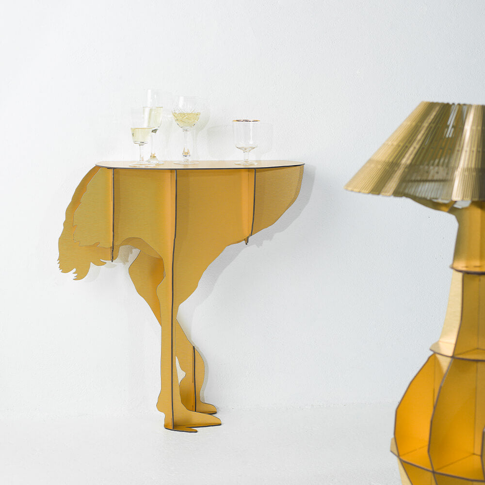Konsolentisch DIVA in Gold