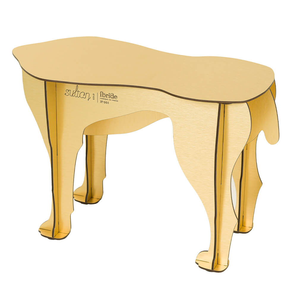Tisch SULTAN goldfarben