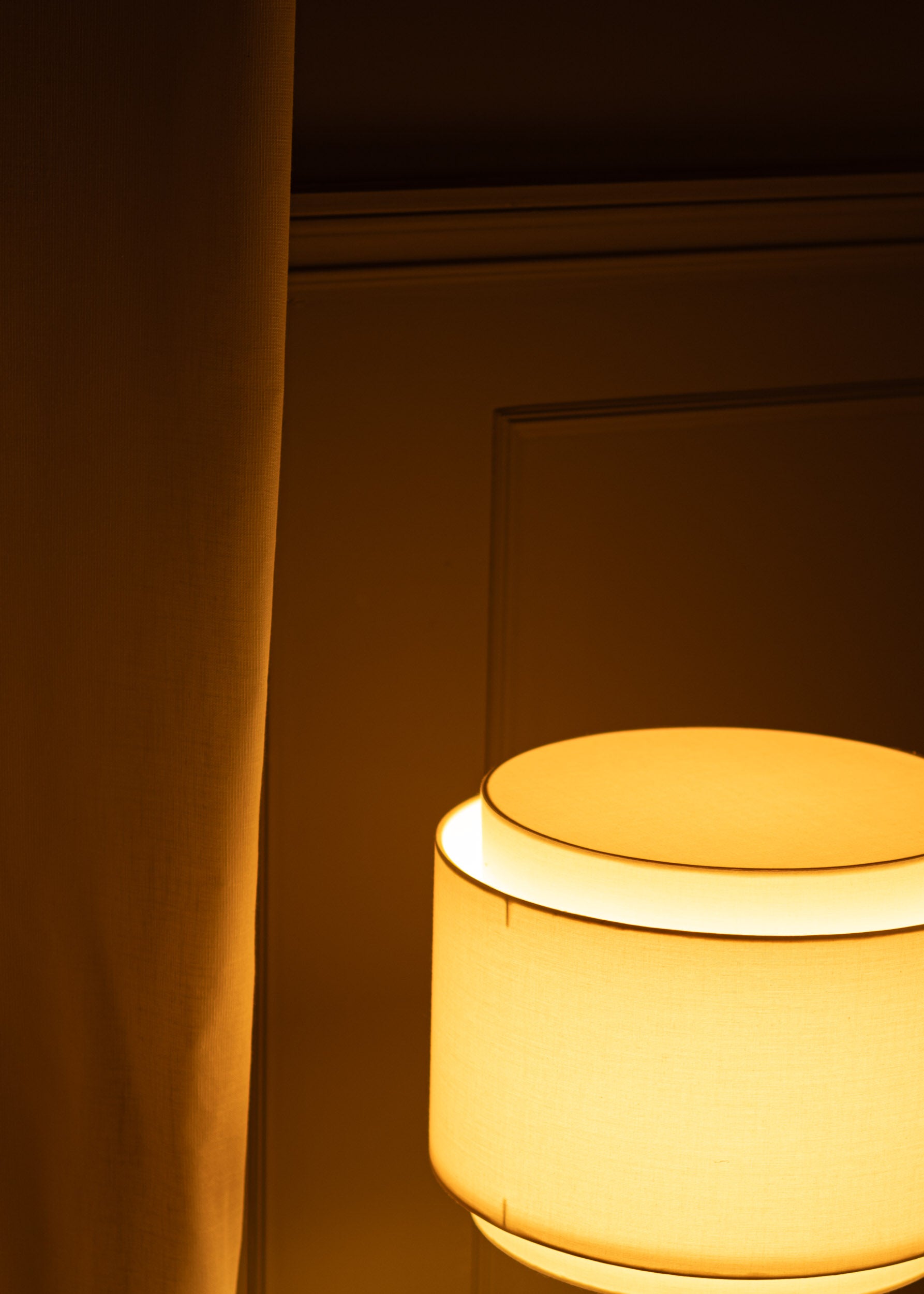 Tischlampe PIPITO DOUBLE brauner Marmor