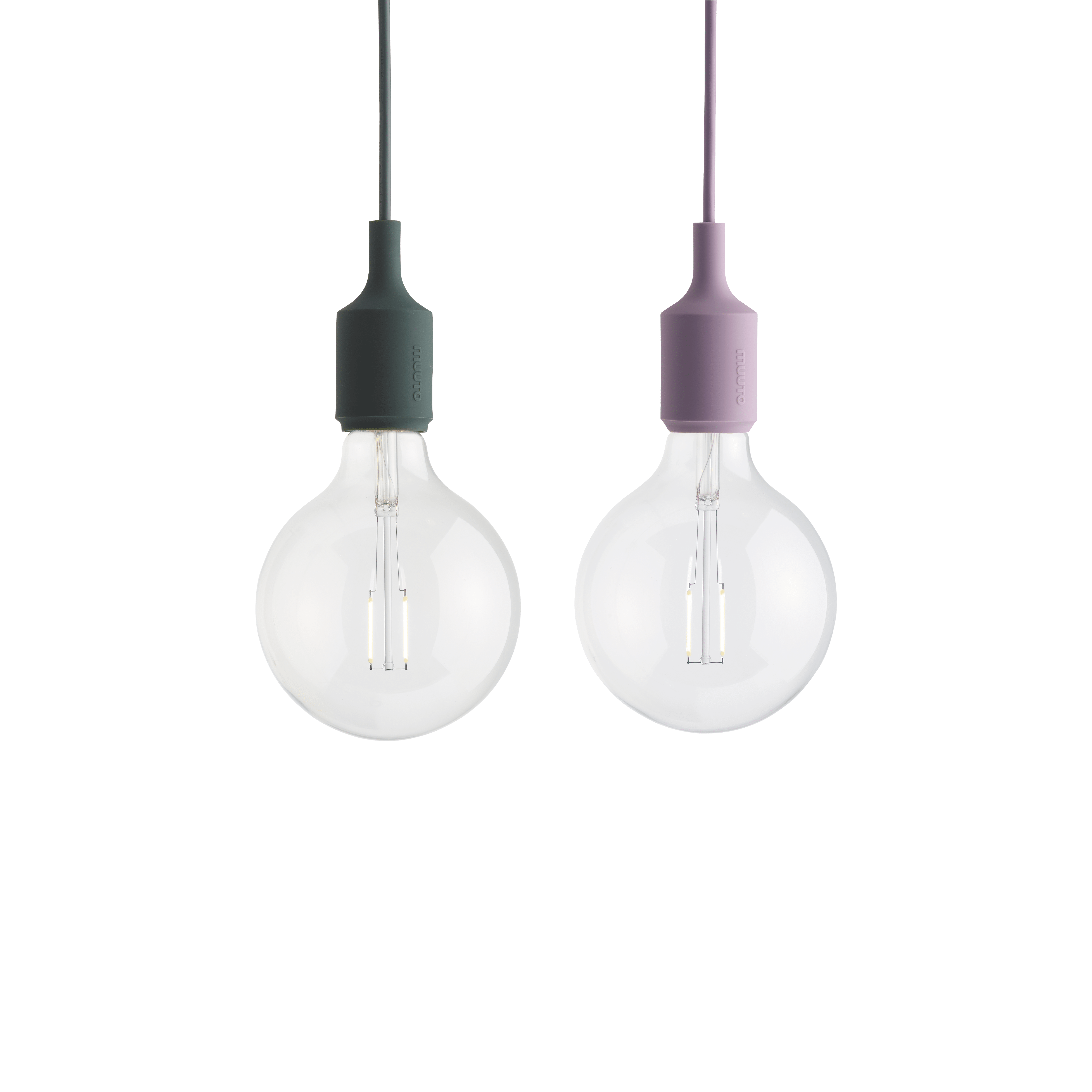 Lampa wisząca E27 liliowy