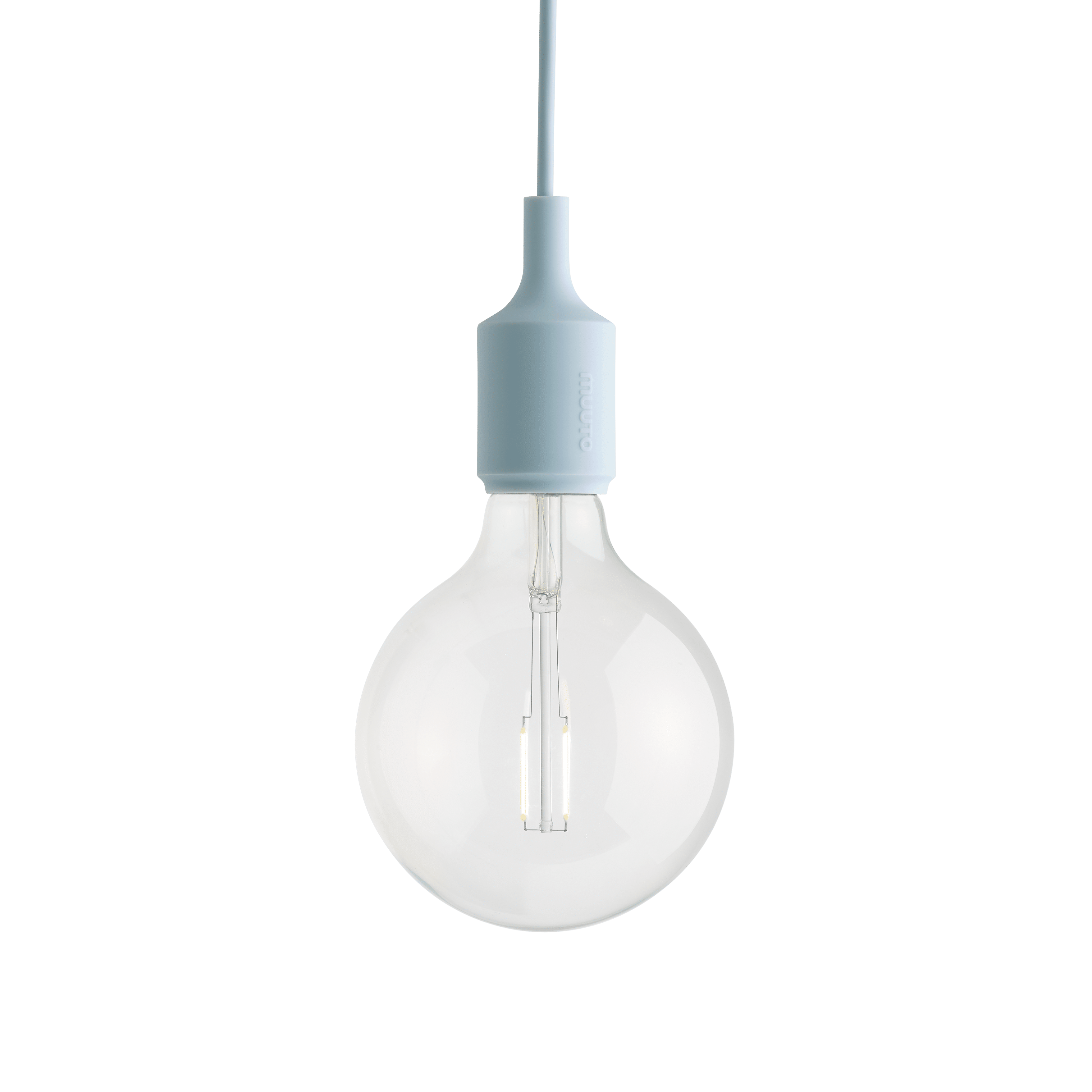 Lampa wisząca E27 błękitny