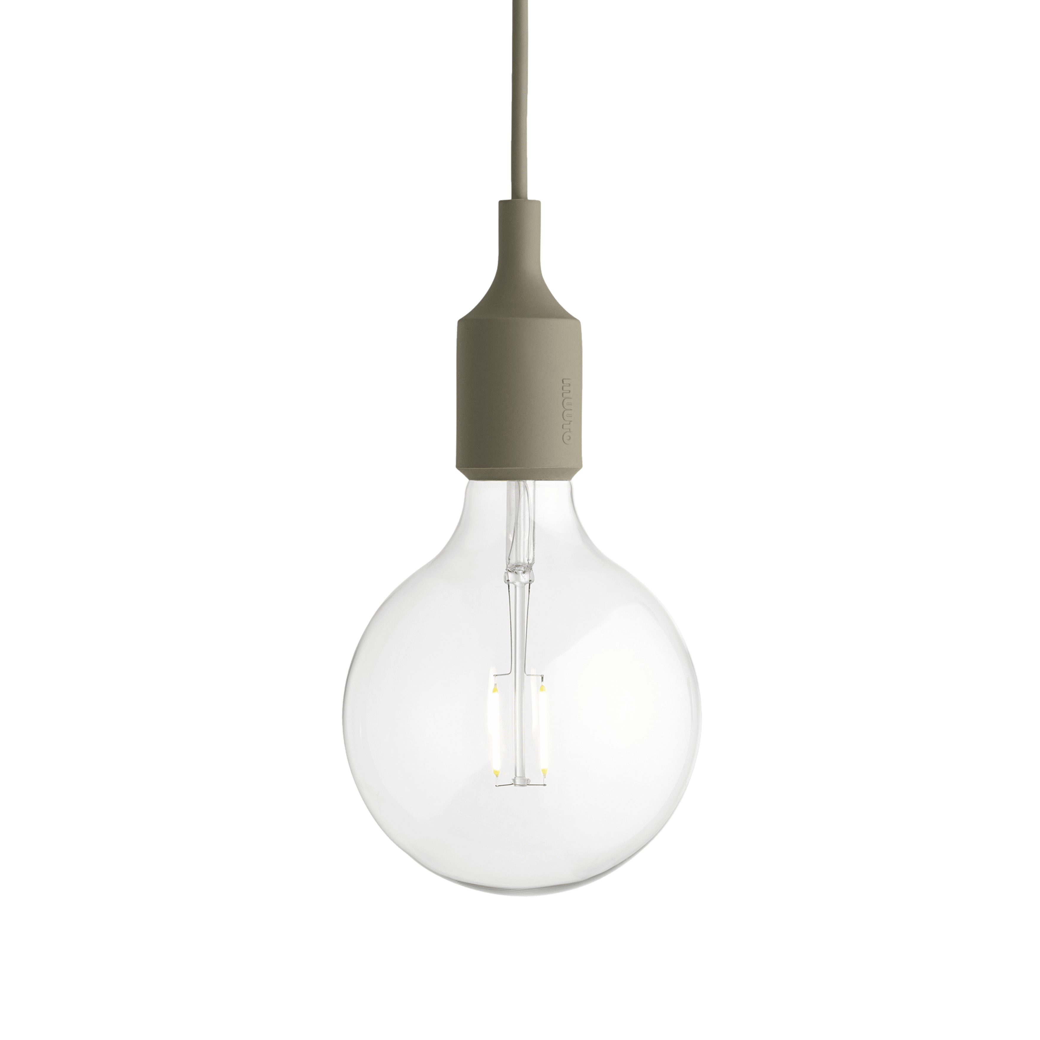 Lampa wisząca E27 oliwkowy