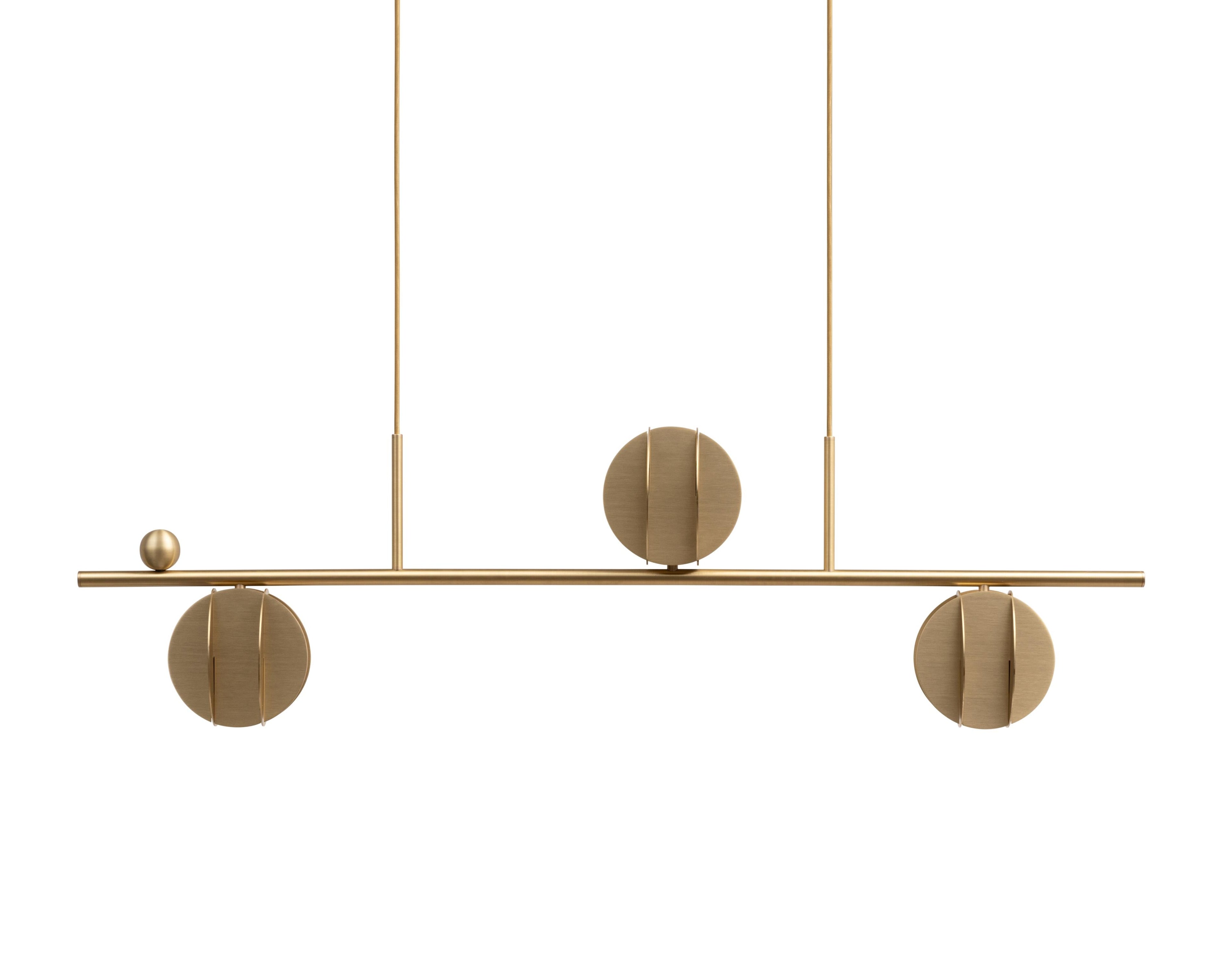 Pendelleuchte EL HORIZONTAL Messing