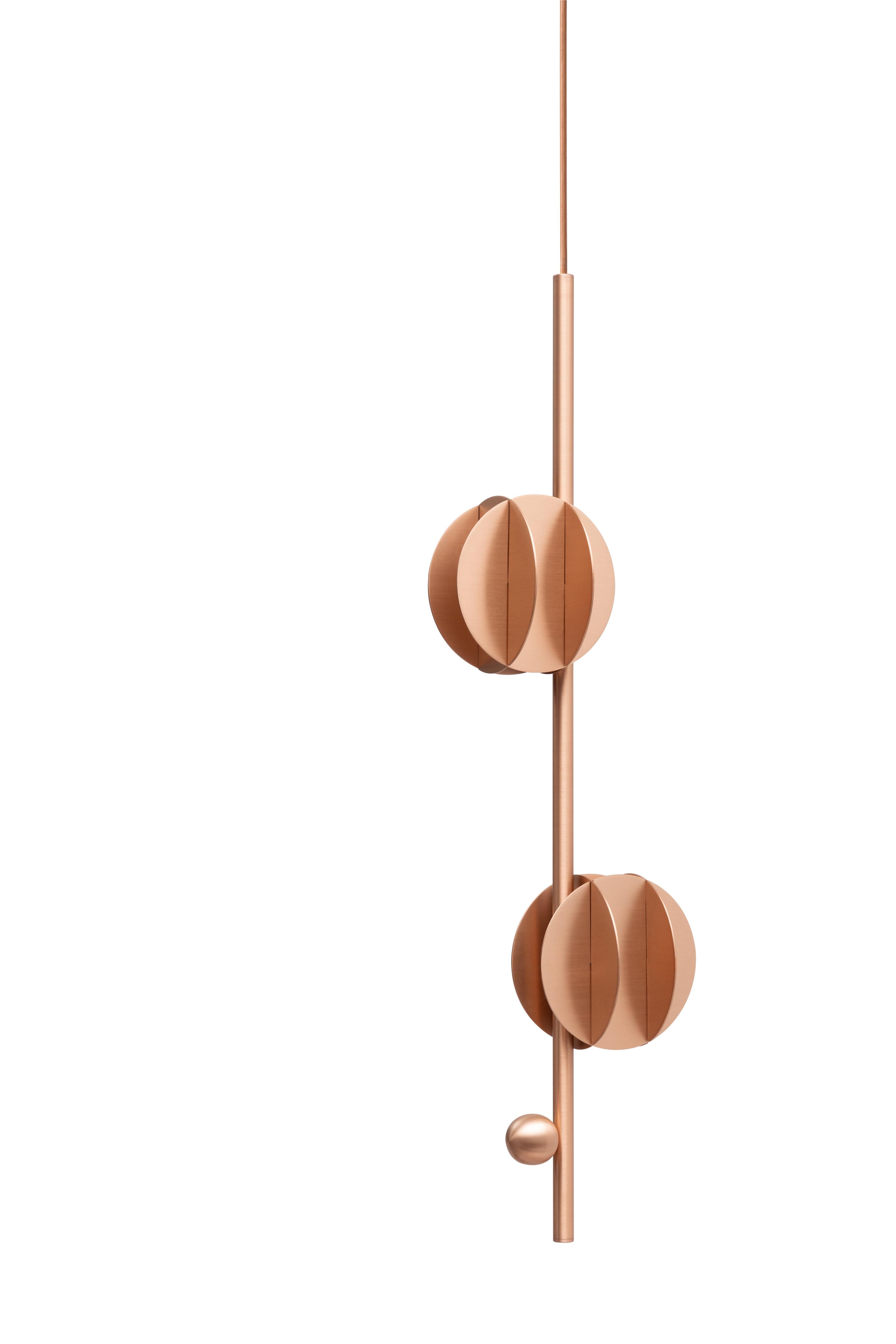 Hanging Lamp EL VERTICAL Copper