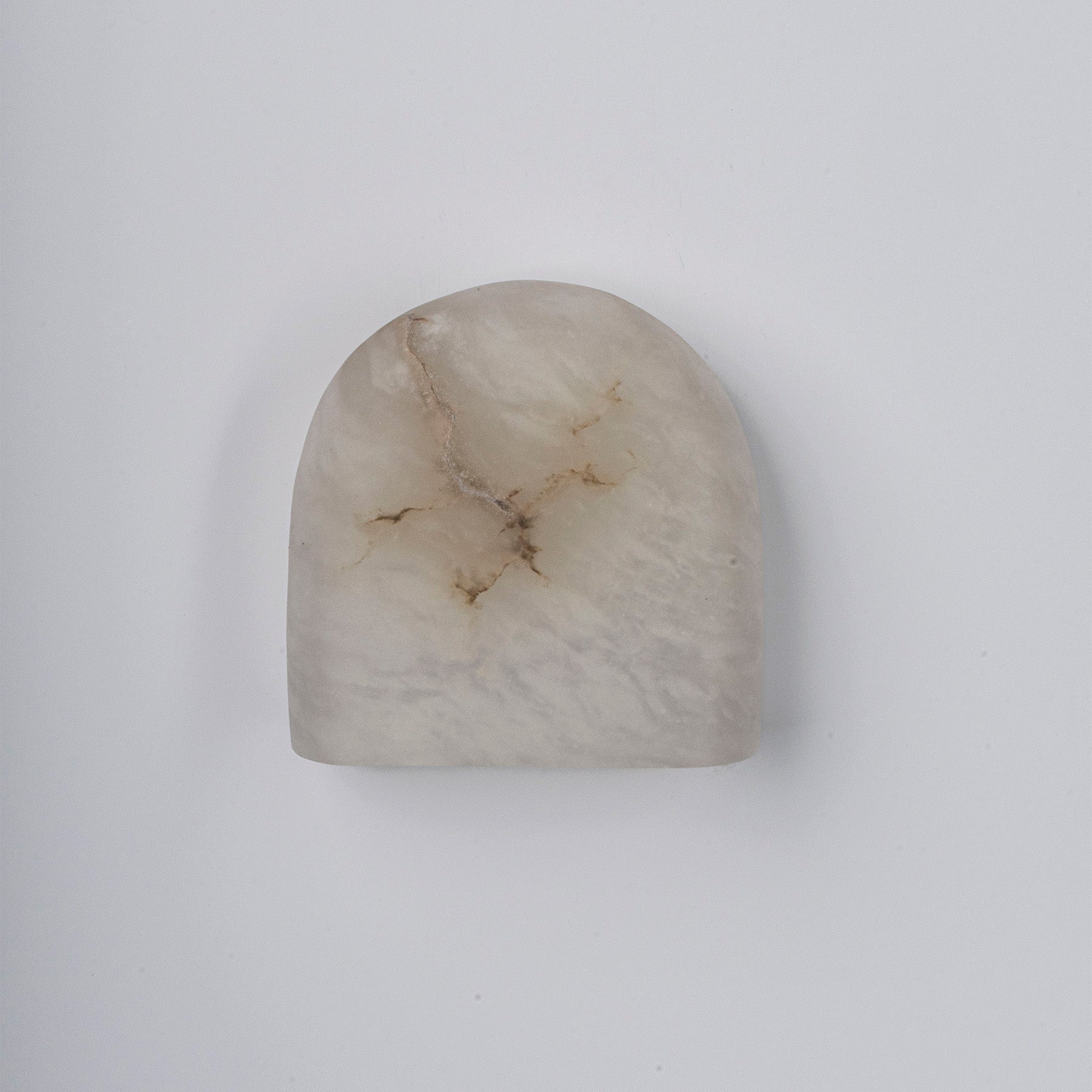 Wandleuchte TAYGETA aus Alabaster mit gemustertem Finish