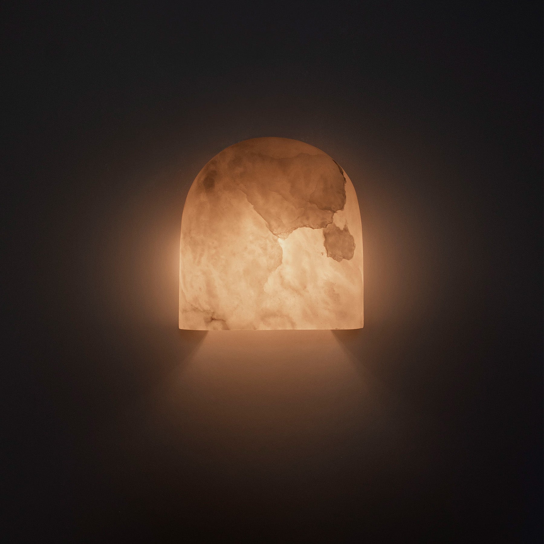 TAYGETA Alabaster Wall Sconce with Matte Finish