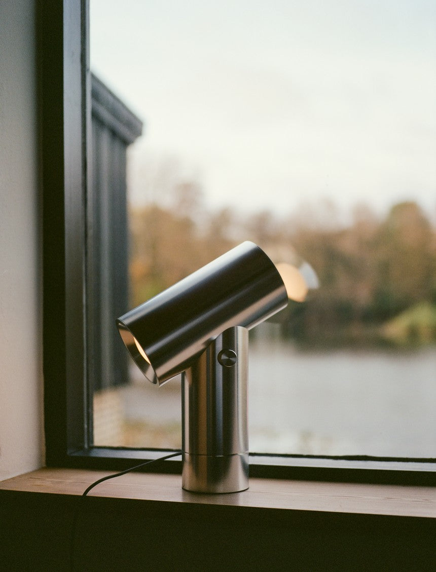 Tischlampe BEAM poliertes Aluminium