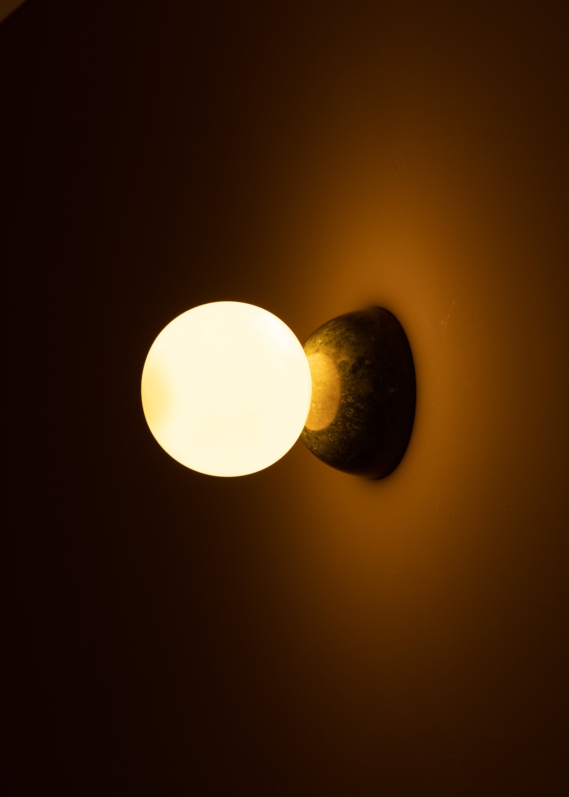 Wall lamp EKLIPSO green marble
