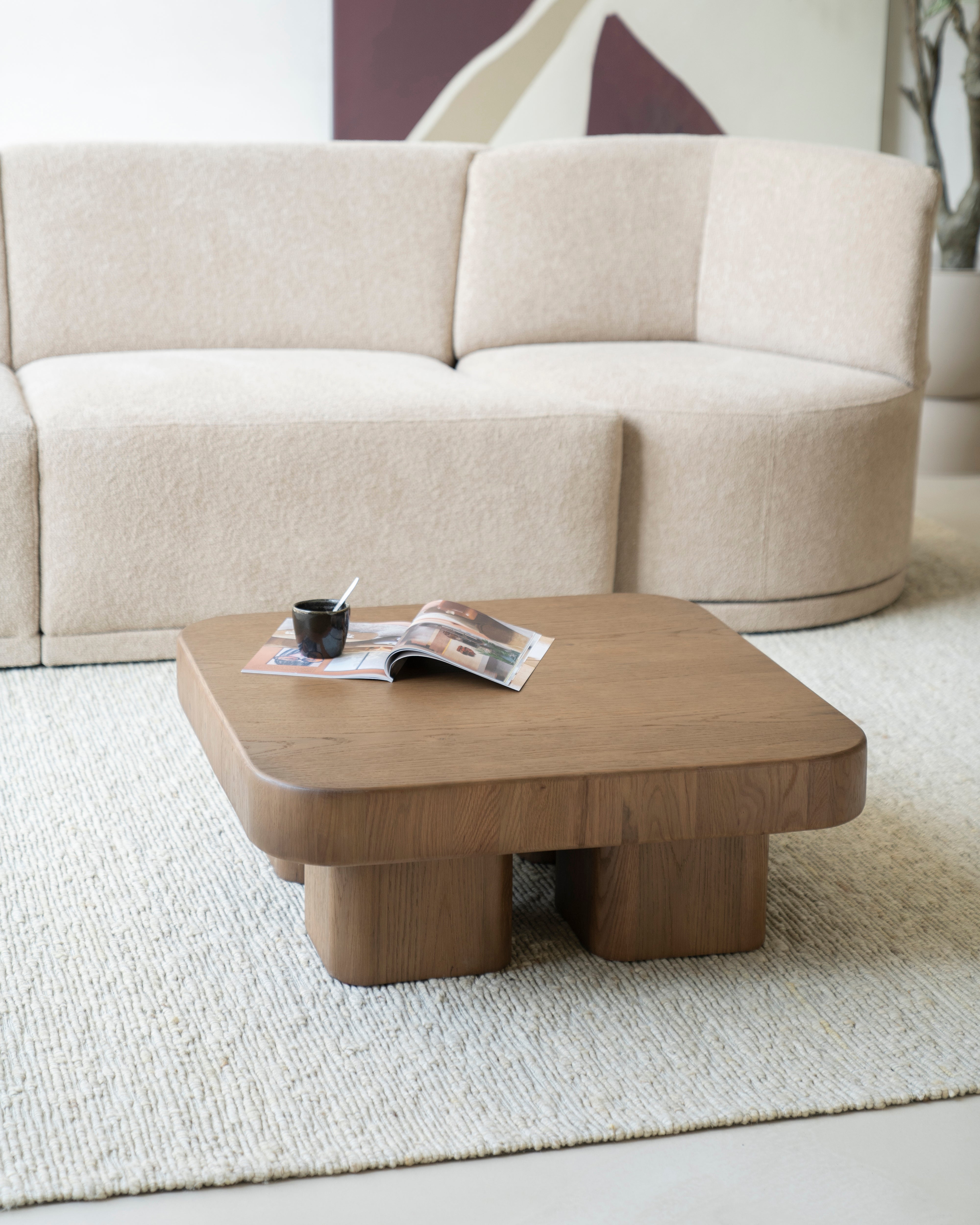 HARMONY Coffee Table Dark Oak Wood
