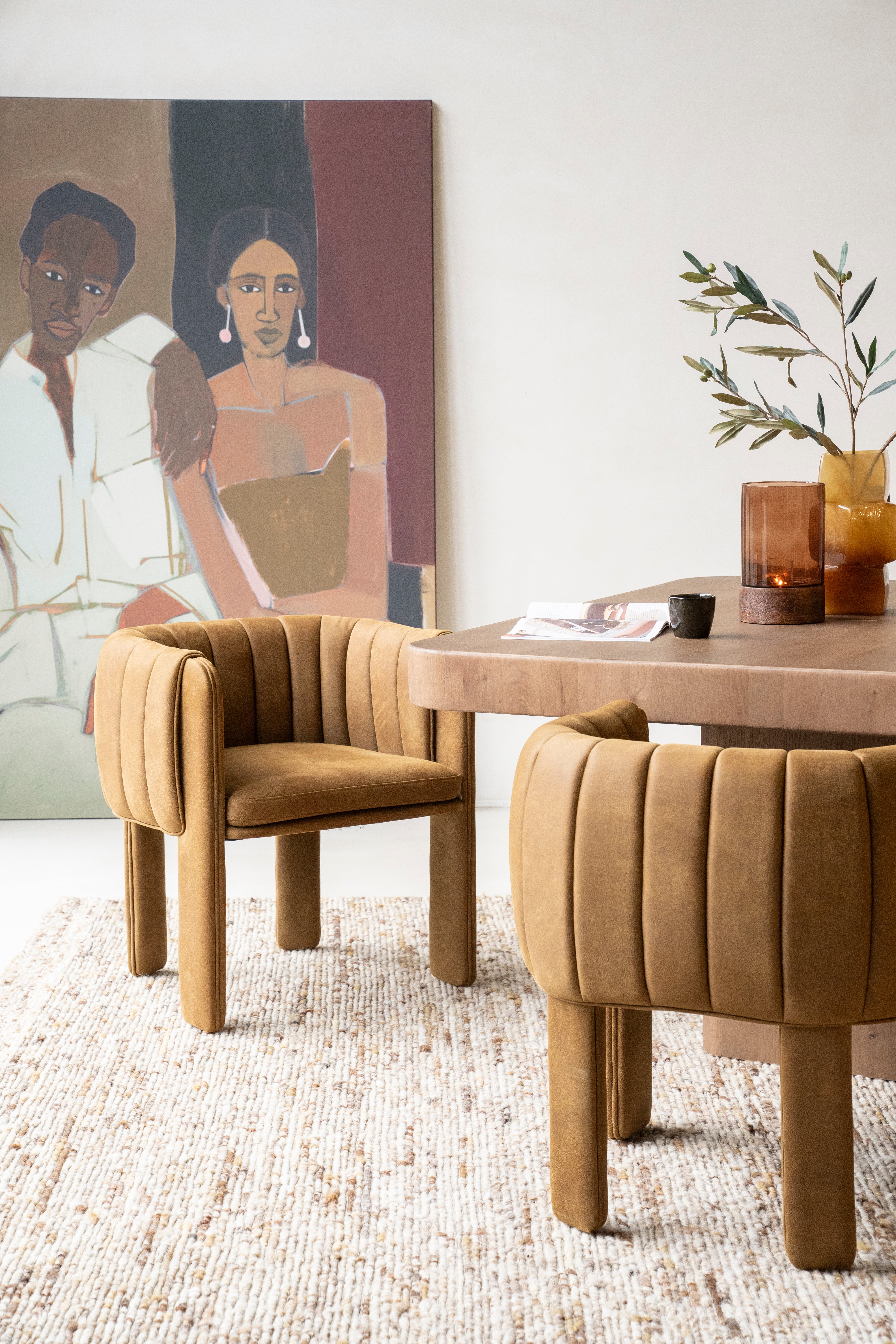 LISELORE mustard chair