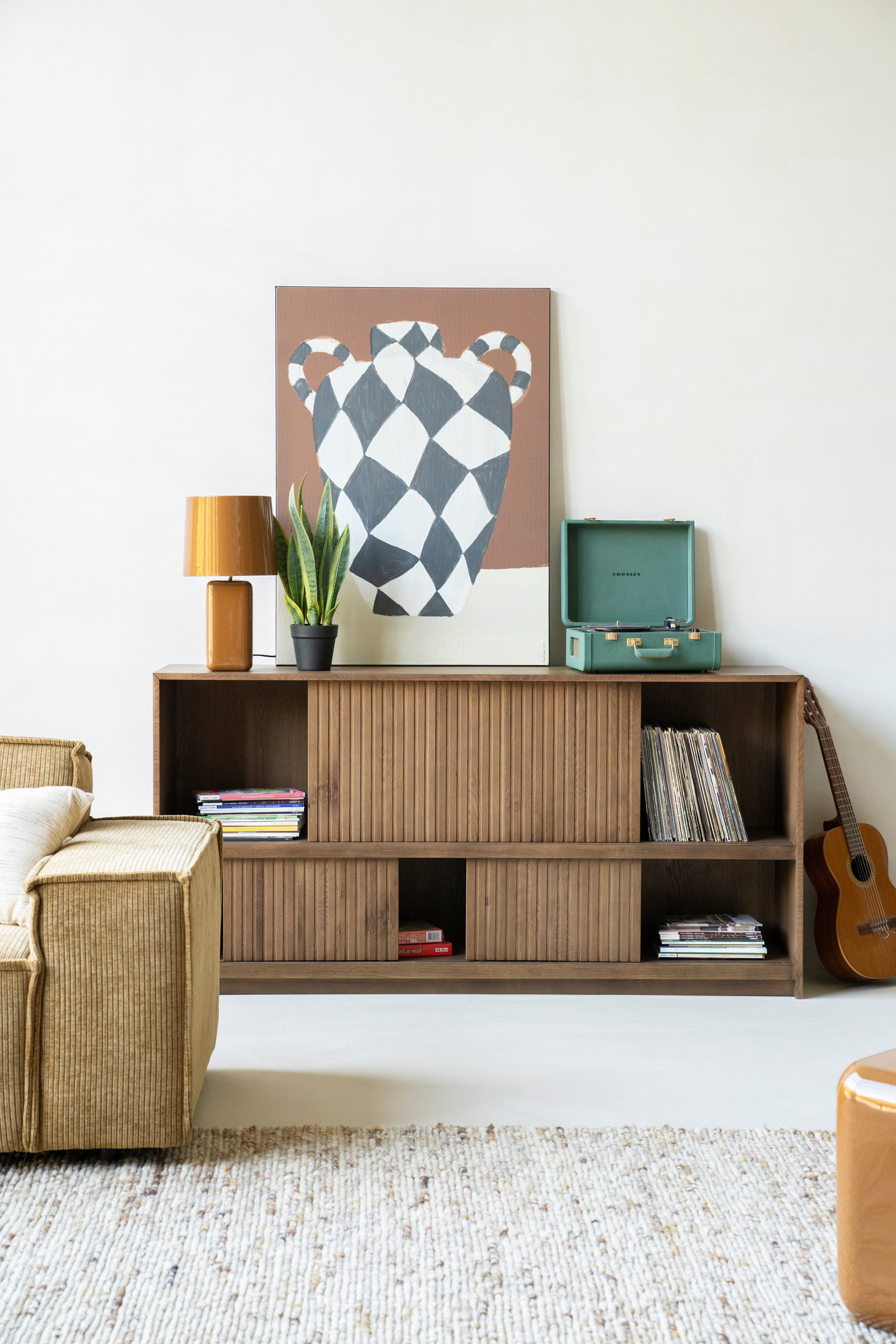 MILO Chest of Drawers Dark Oak Wood