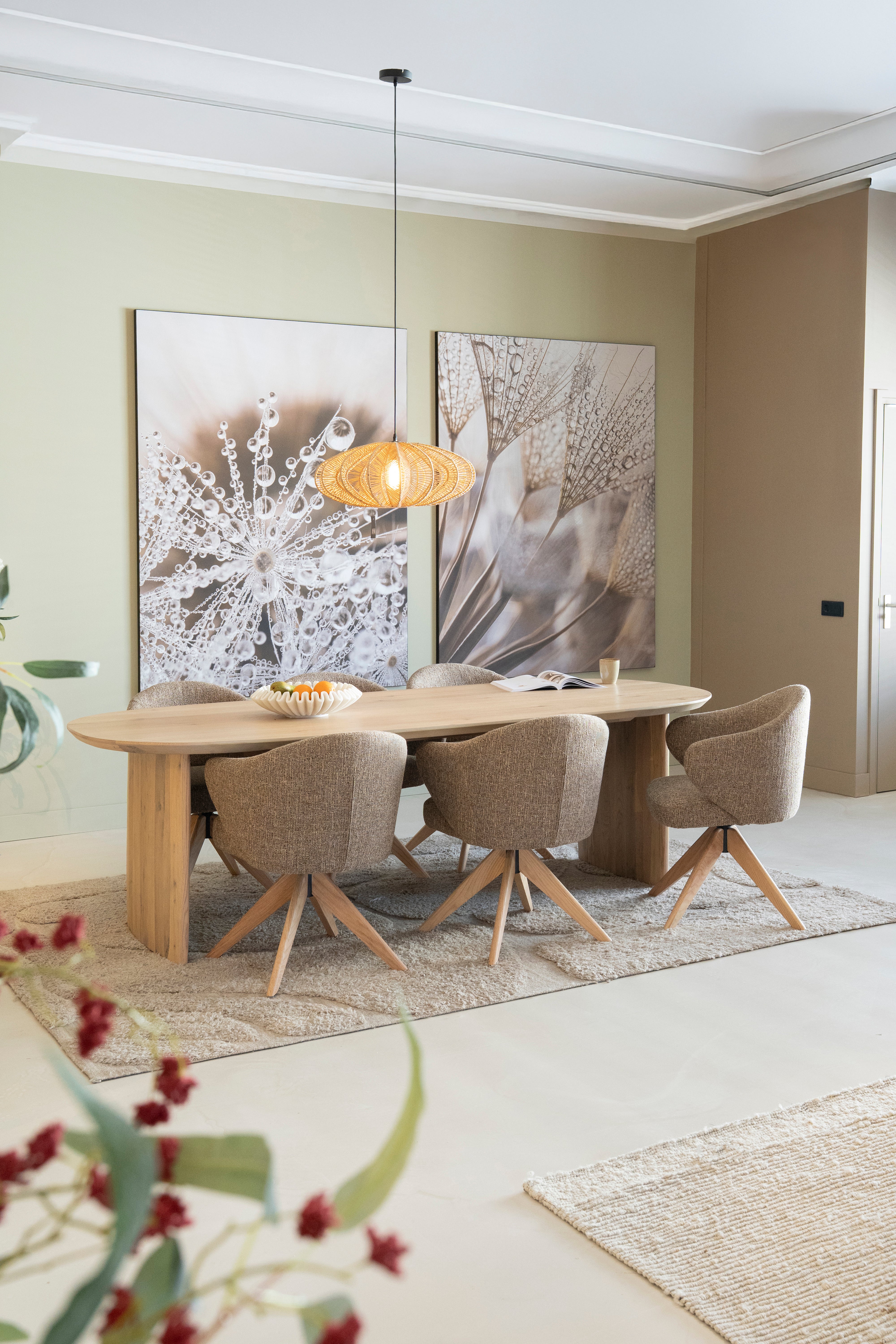 Oval Table DEX Oak Wood