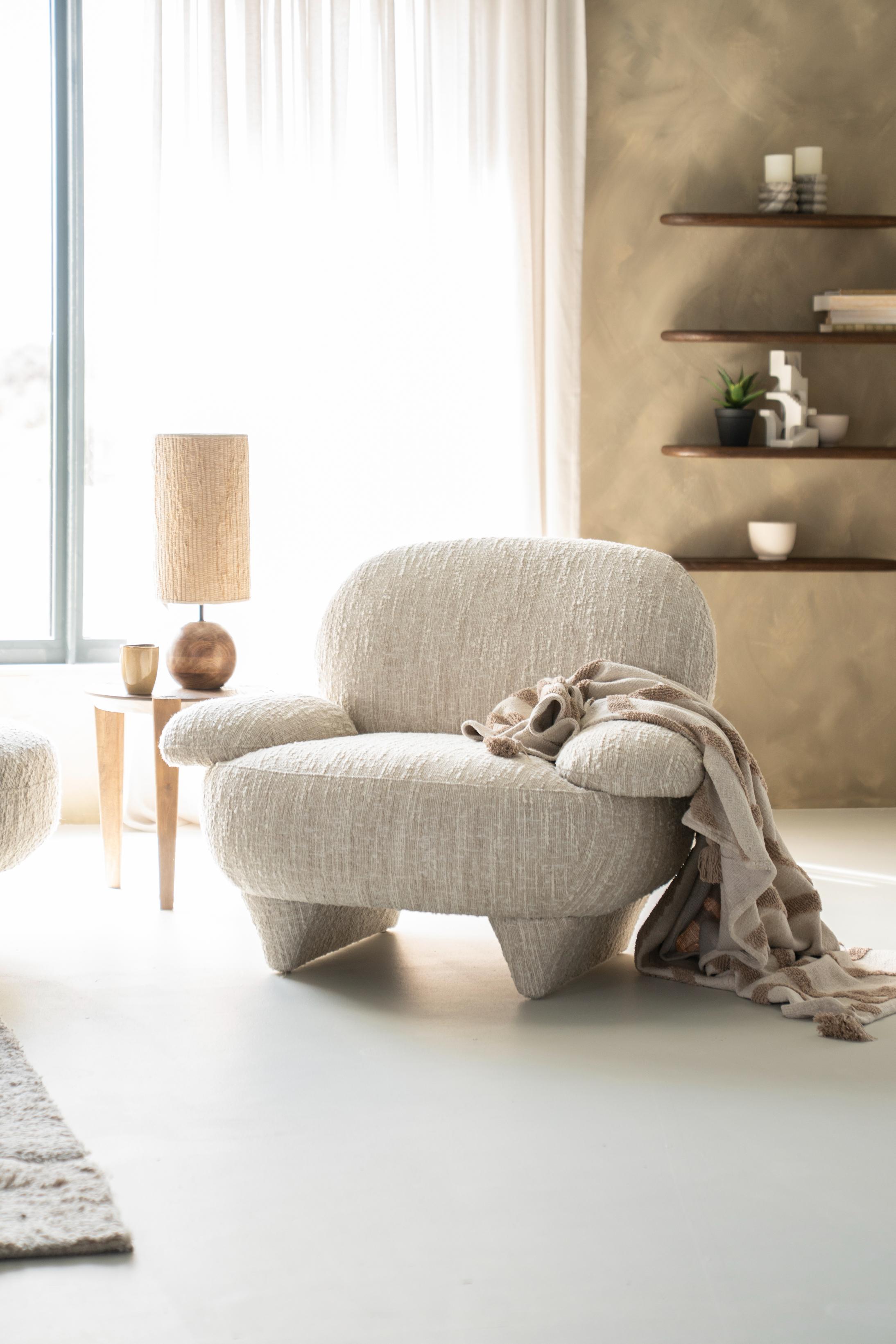 JAYDEN Beige Armchair