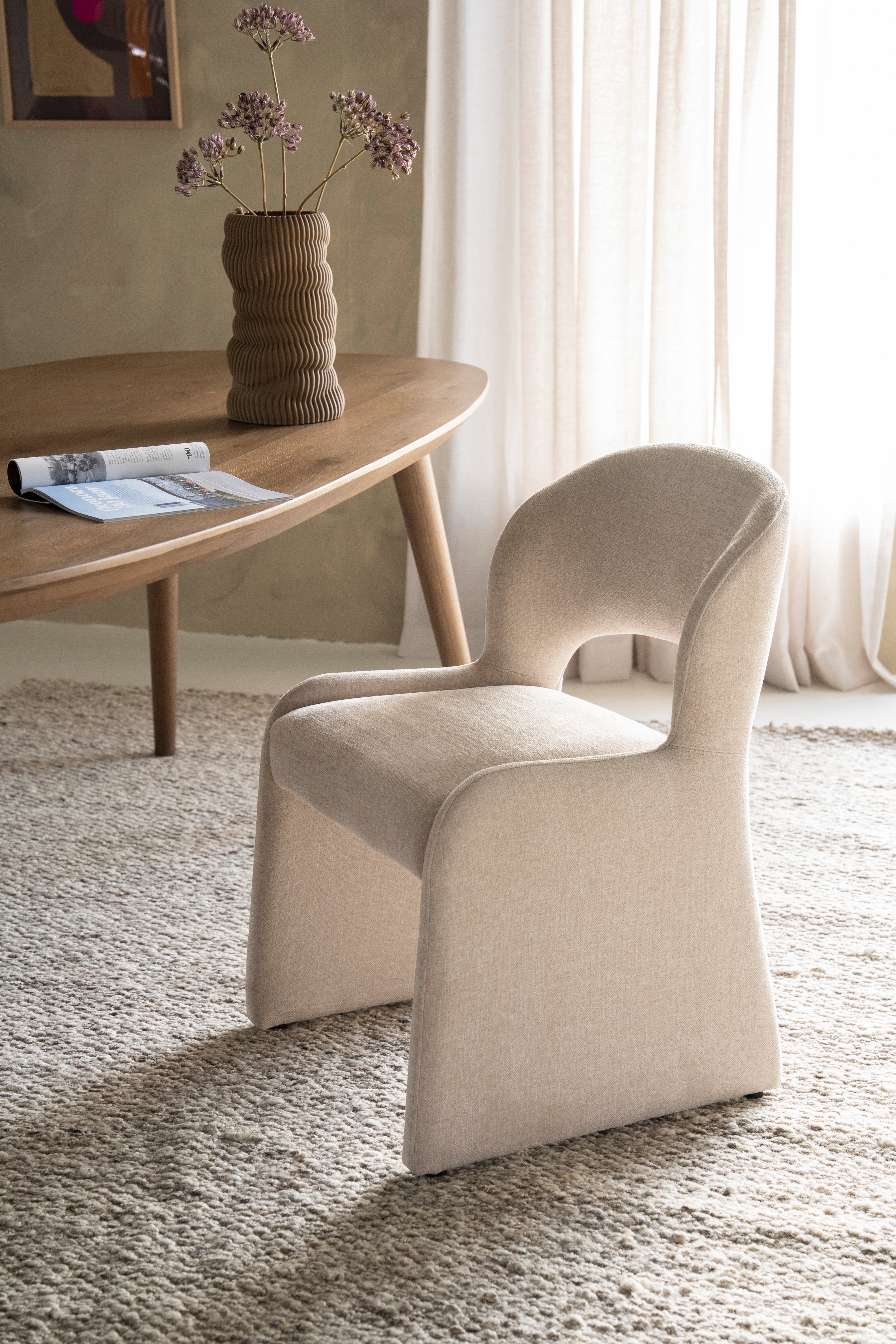 Odette Chair in Taupe