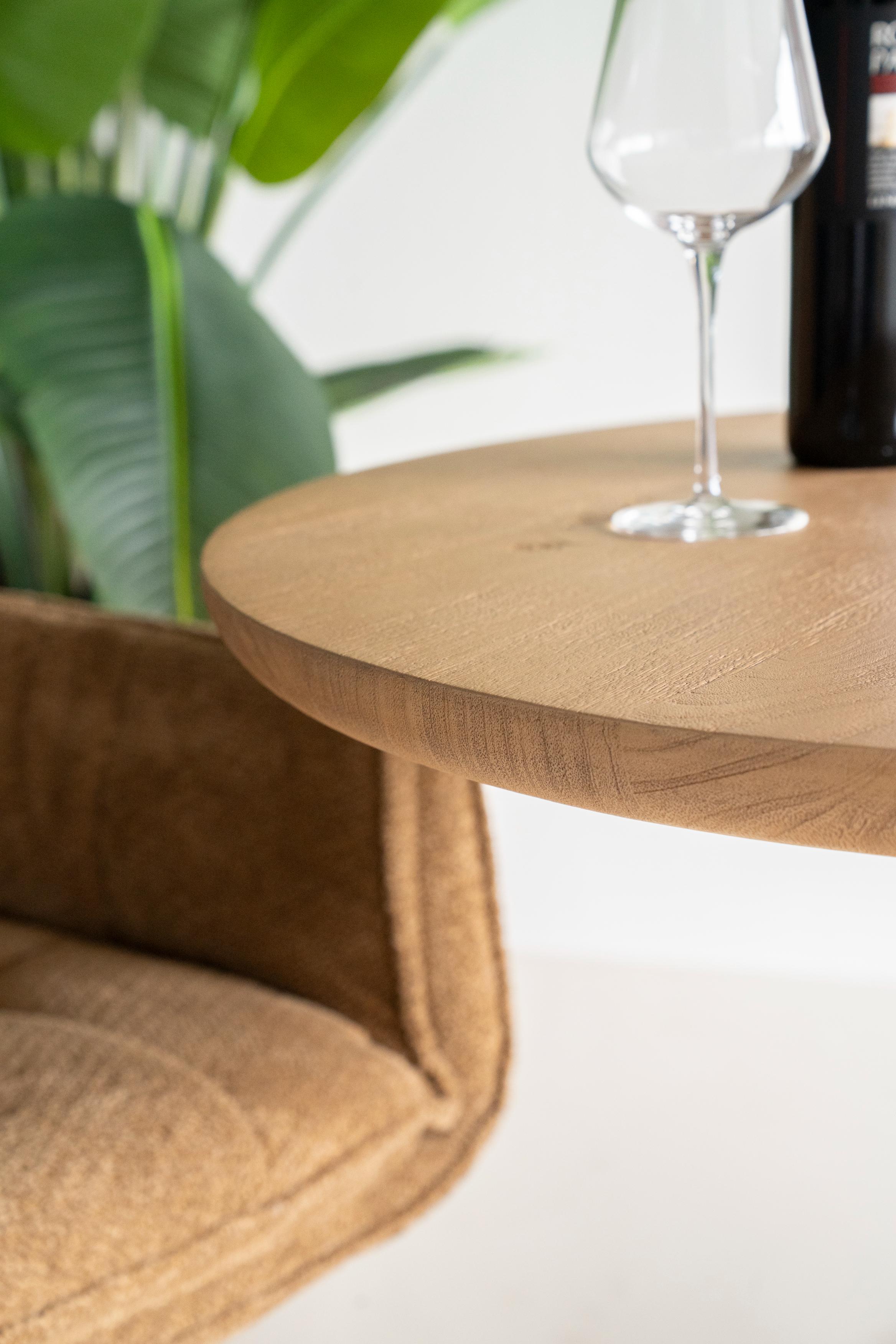 Round Bistro Table FLORENT Mango Wood