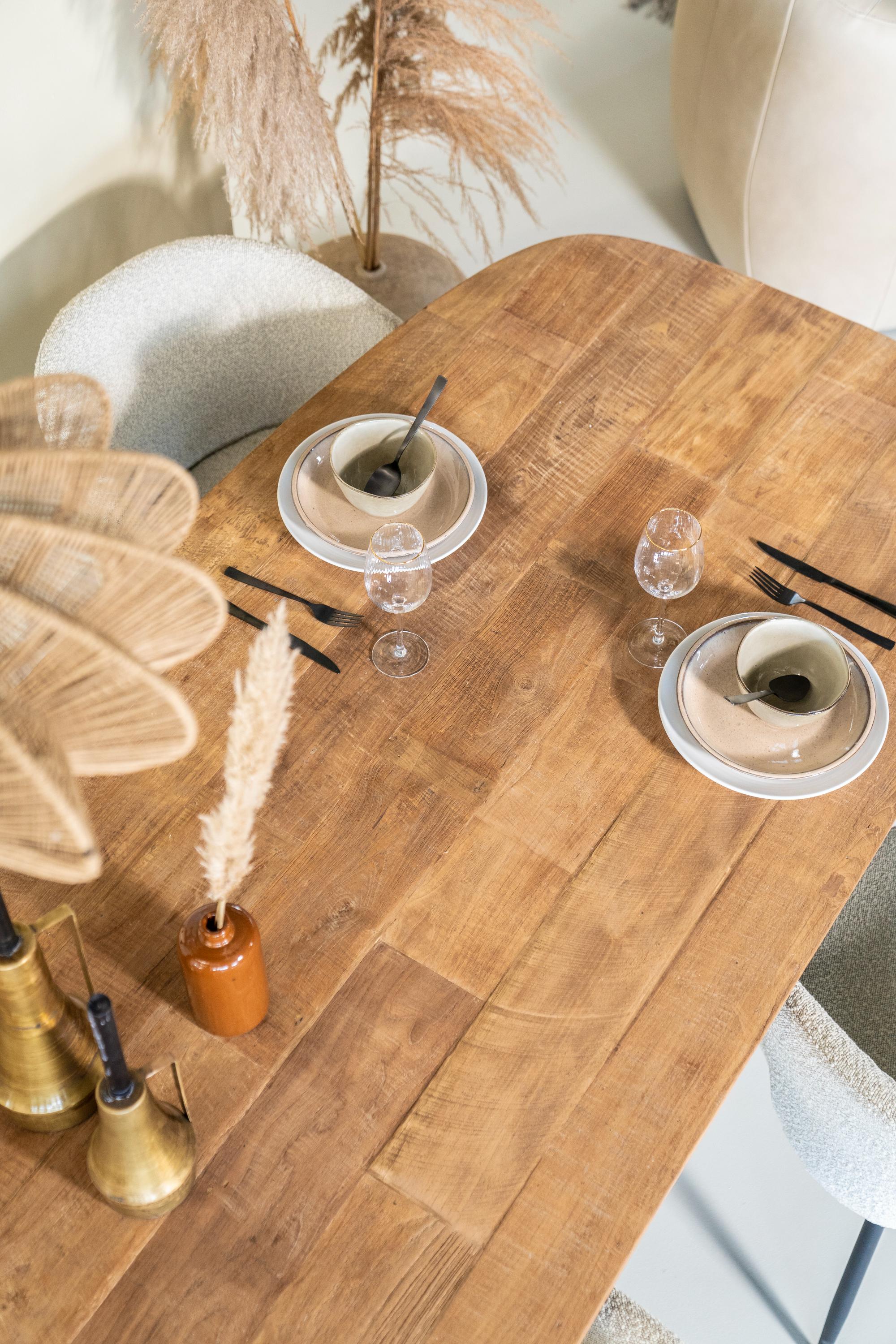 TABASSUM teak wood table