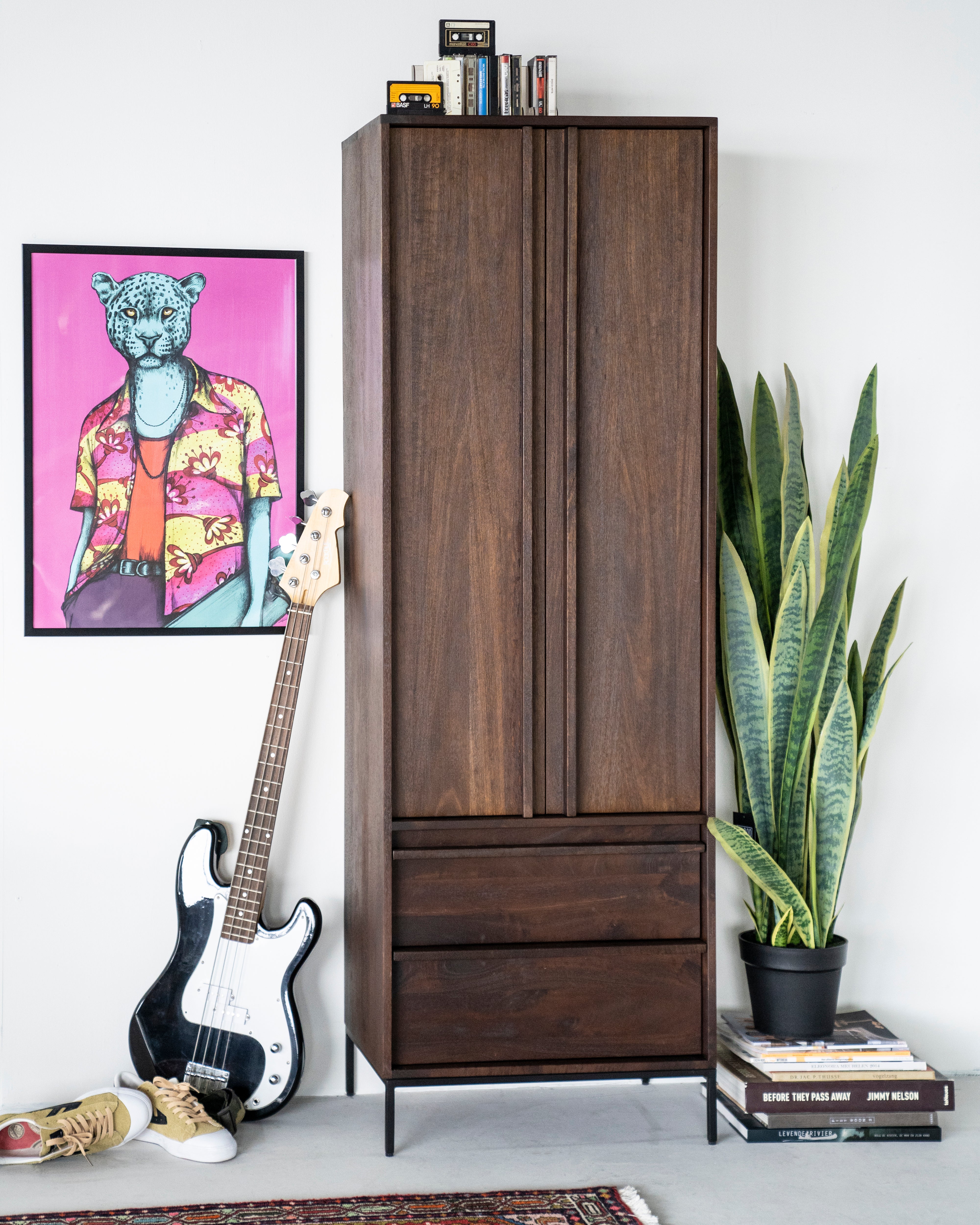 JIMMY wardrobe mango wood