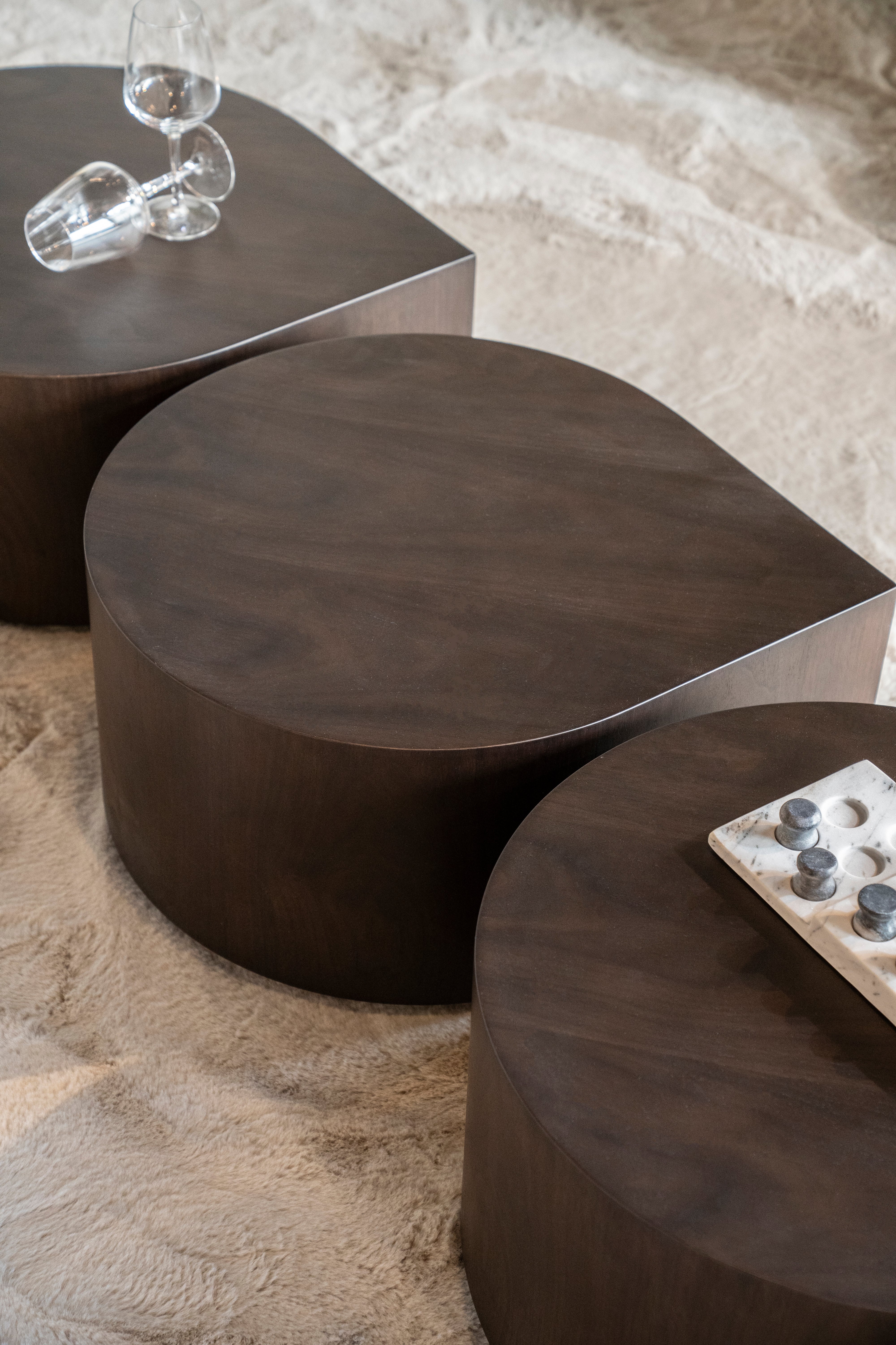 JULES Dark Walnut Veneer Coffee Table
