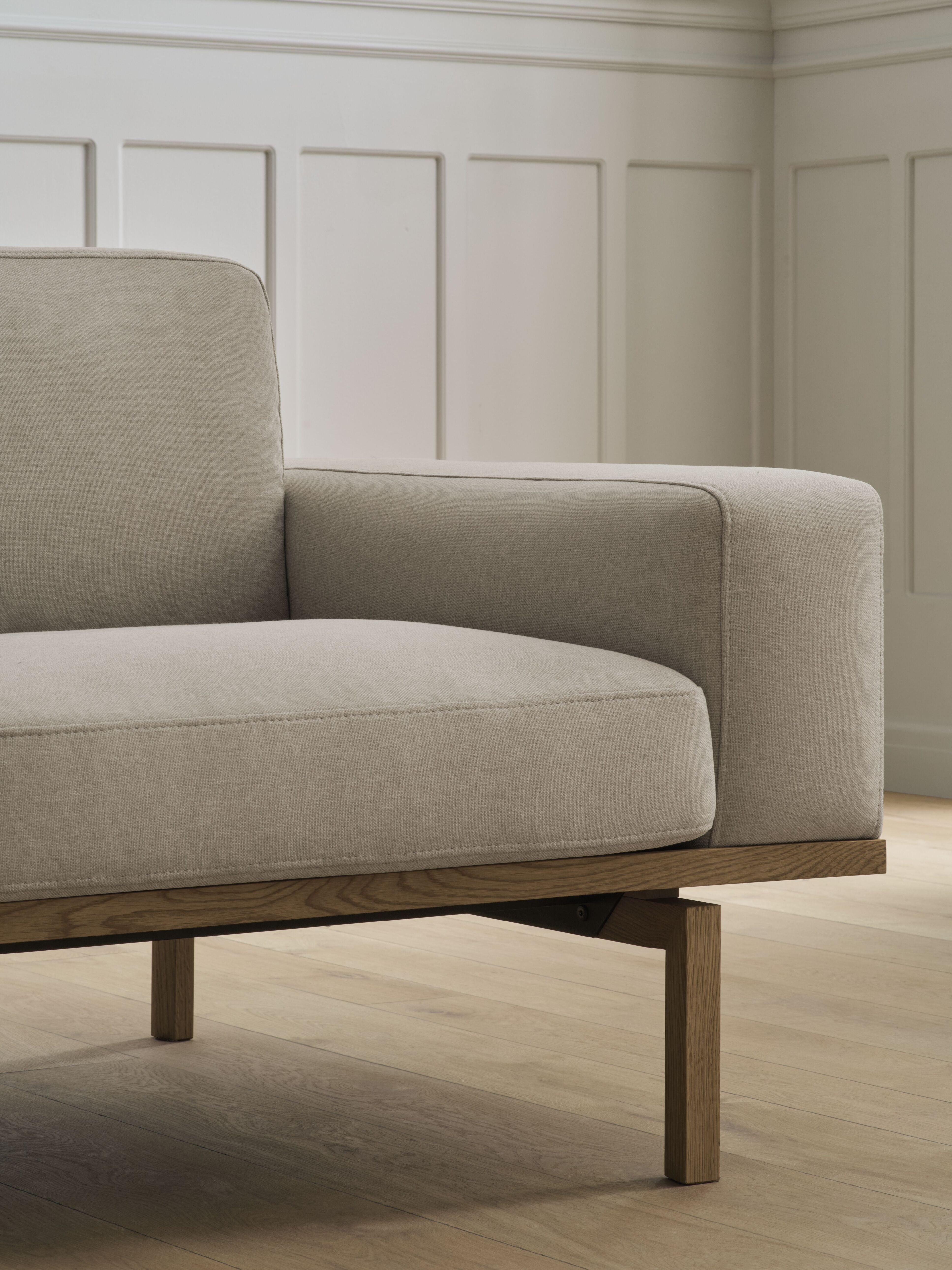 3-Personen-Sofa Elton-Basis aus Eichenholz