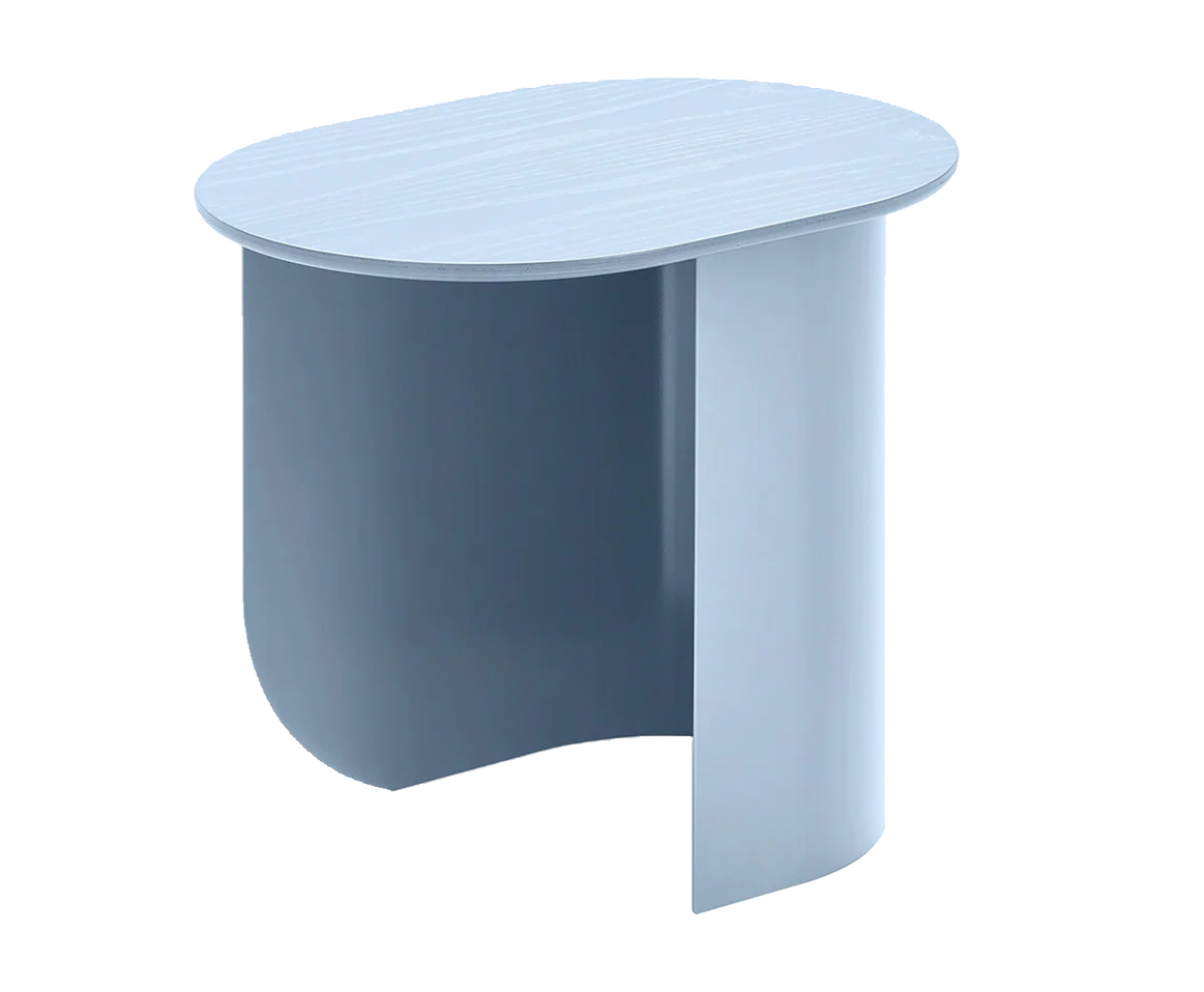 Beistelltisch PLATEAU hellblau