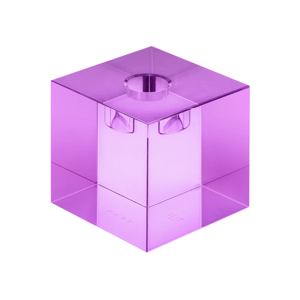 Kerzenhalter OTTO lila