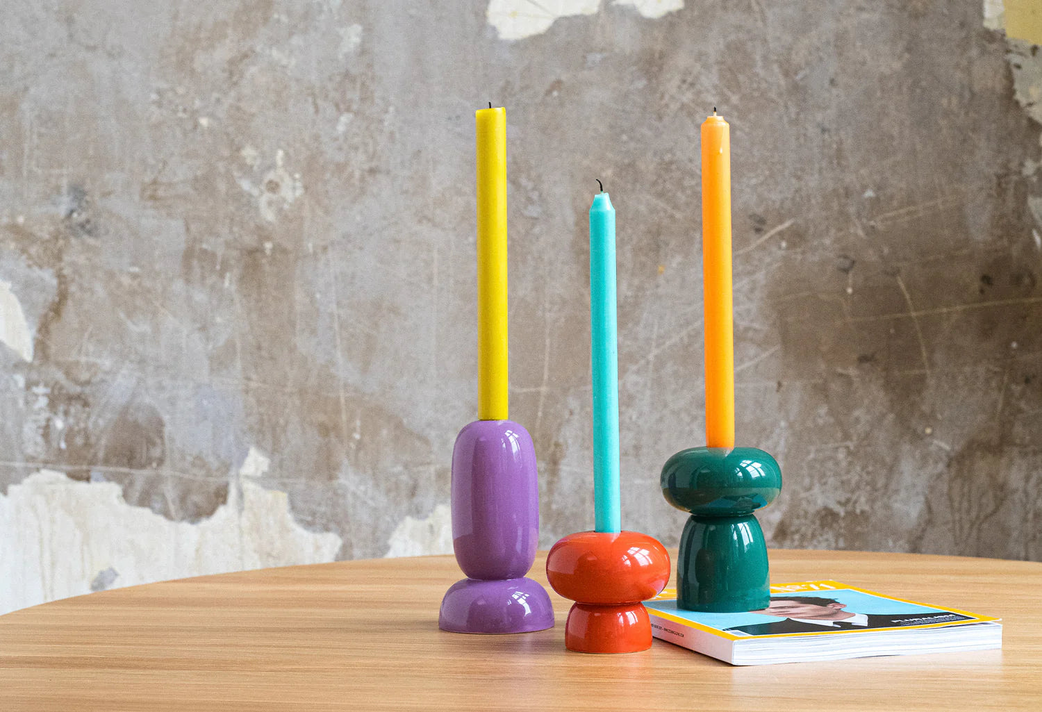 Kerzenhalter KOBUS orange