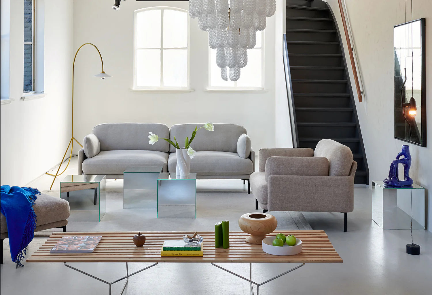 TINTIN Mirrored Coffee Table