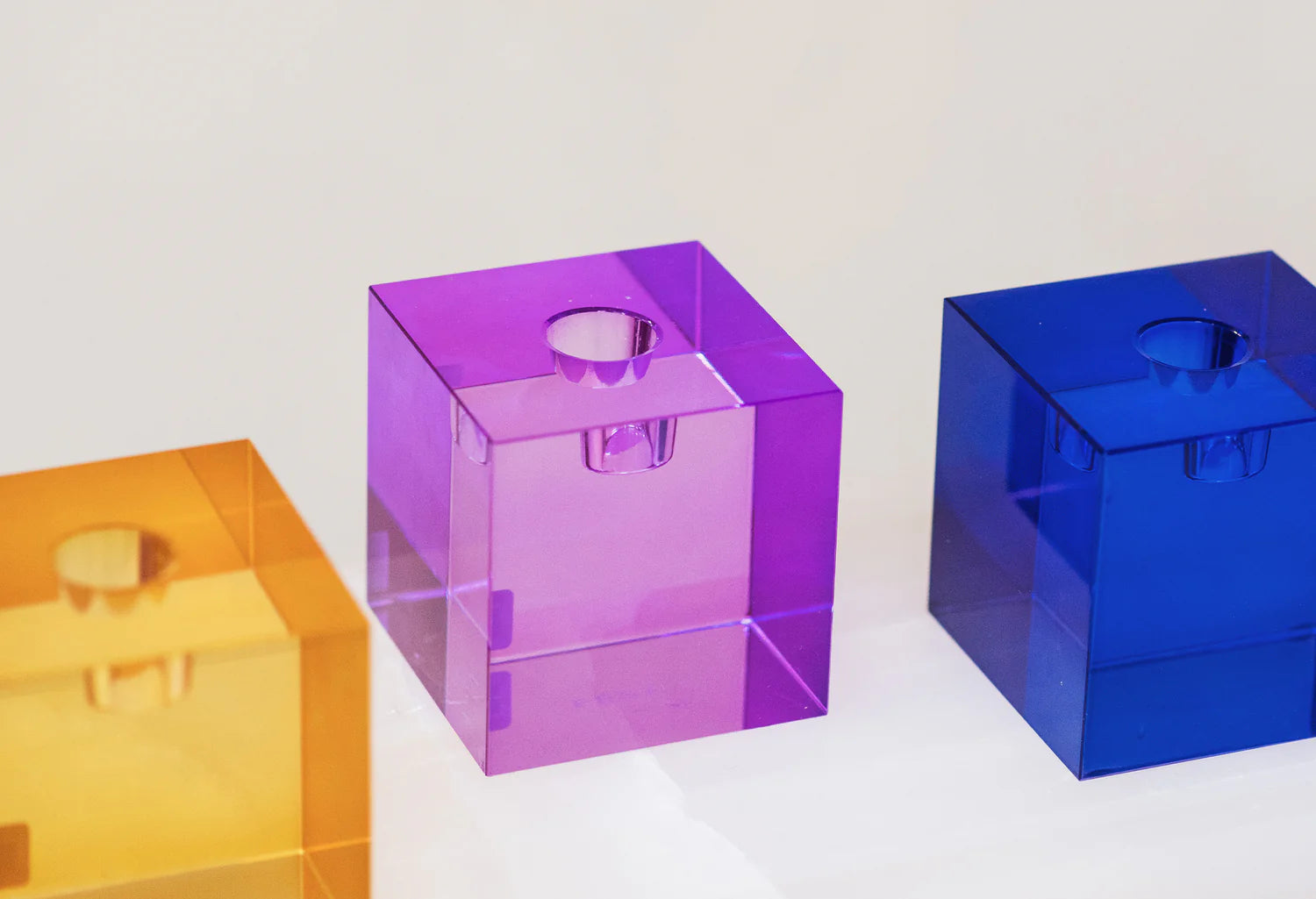 Kerzenhalter OTTO lila