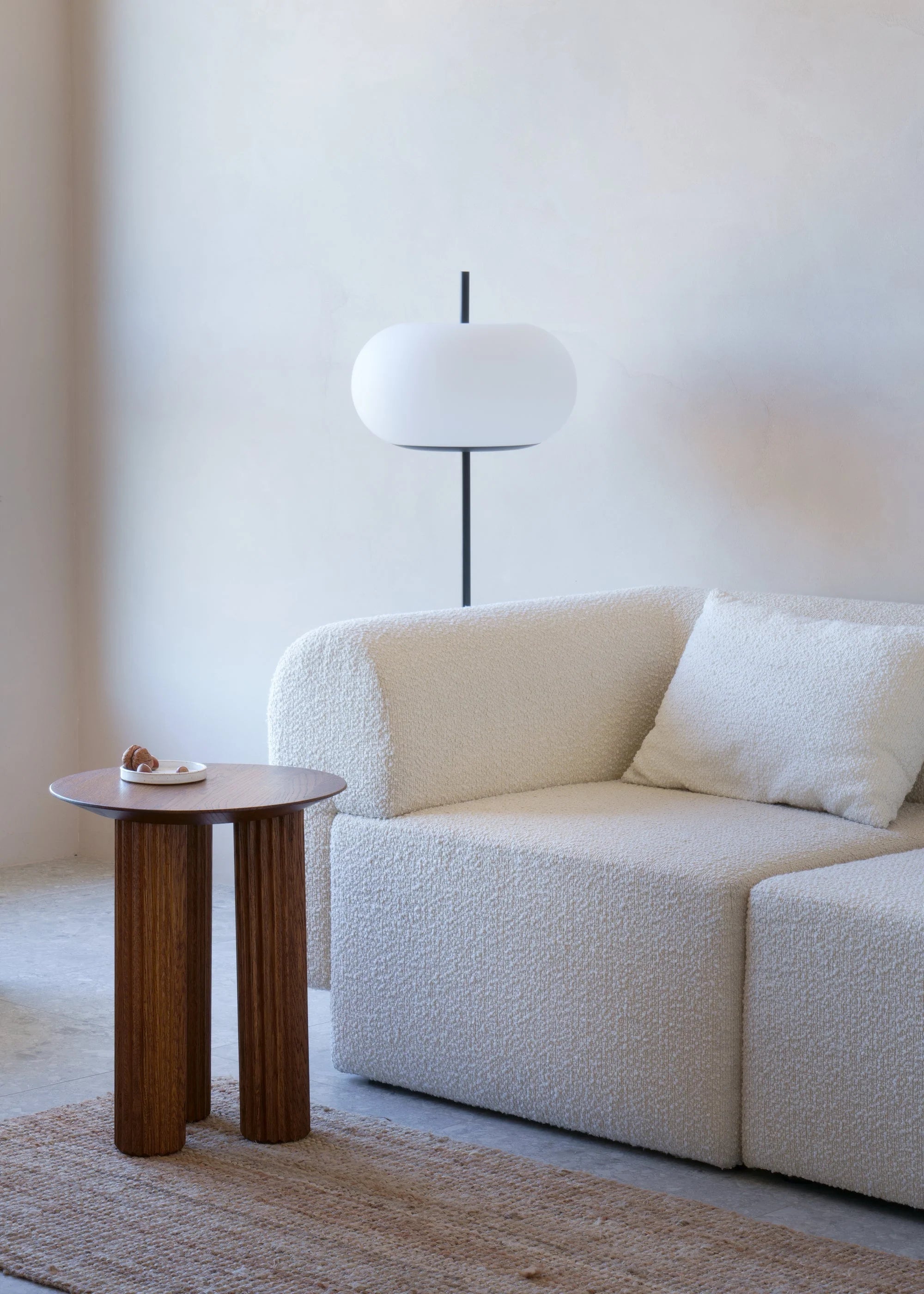 PILAR Side Table Black Ash Wood