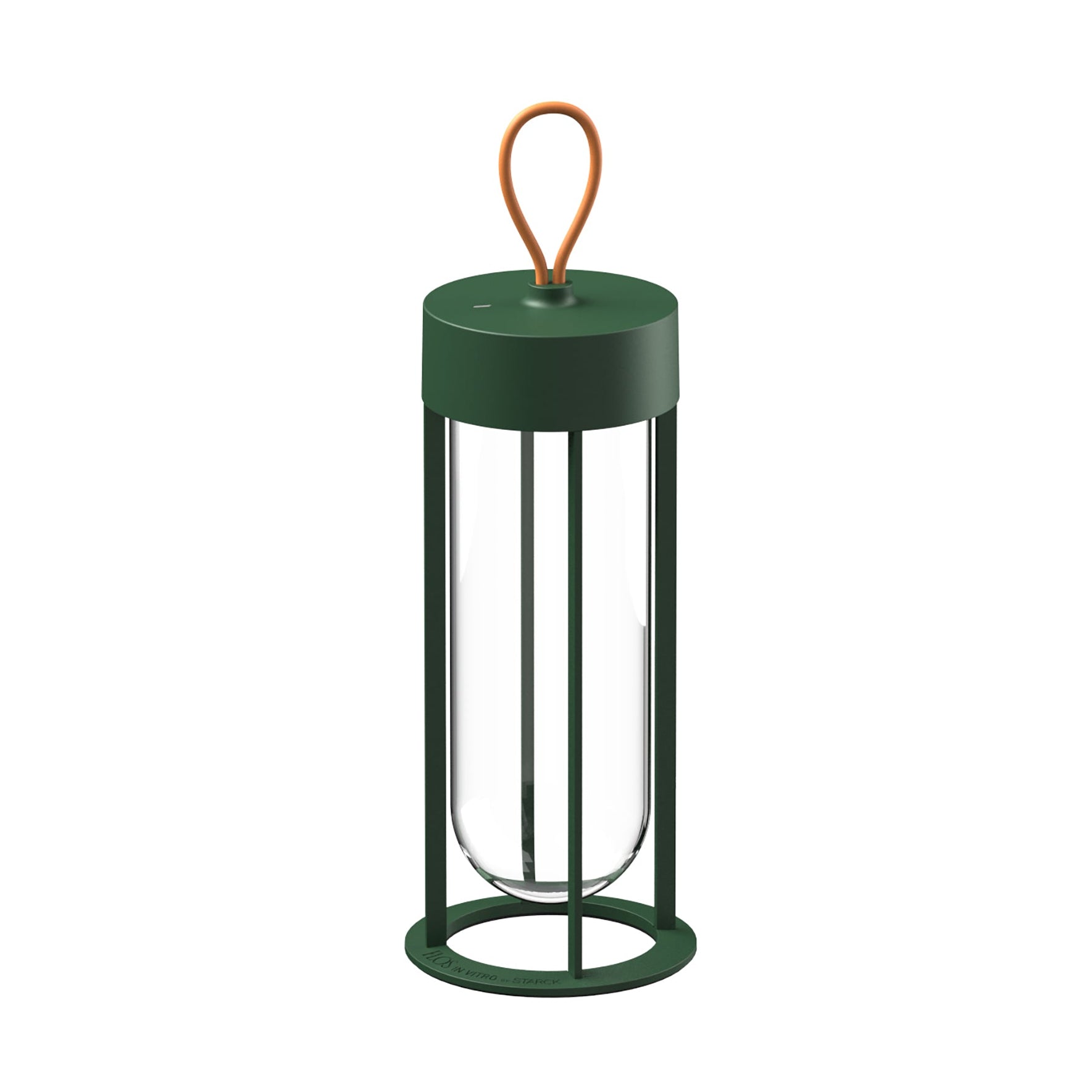 Portable lamp IN VITRO UNPLUGGED dark green