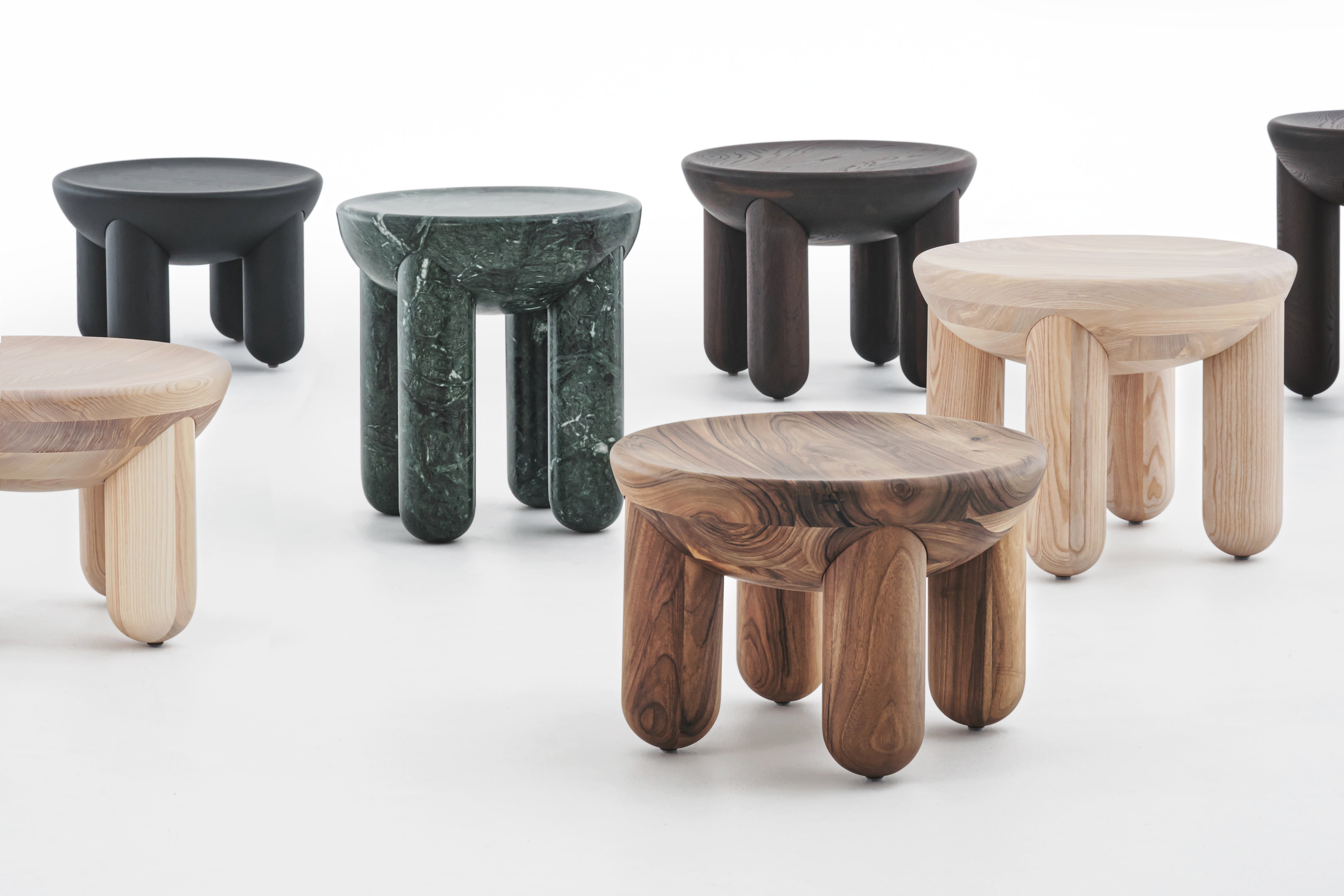 Kaffeetisch FREYJA 3 - NUMMERIERTE EDITION grüner Marmor