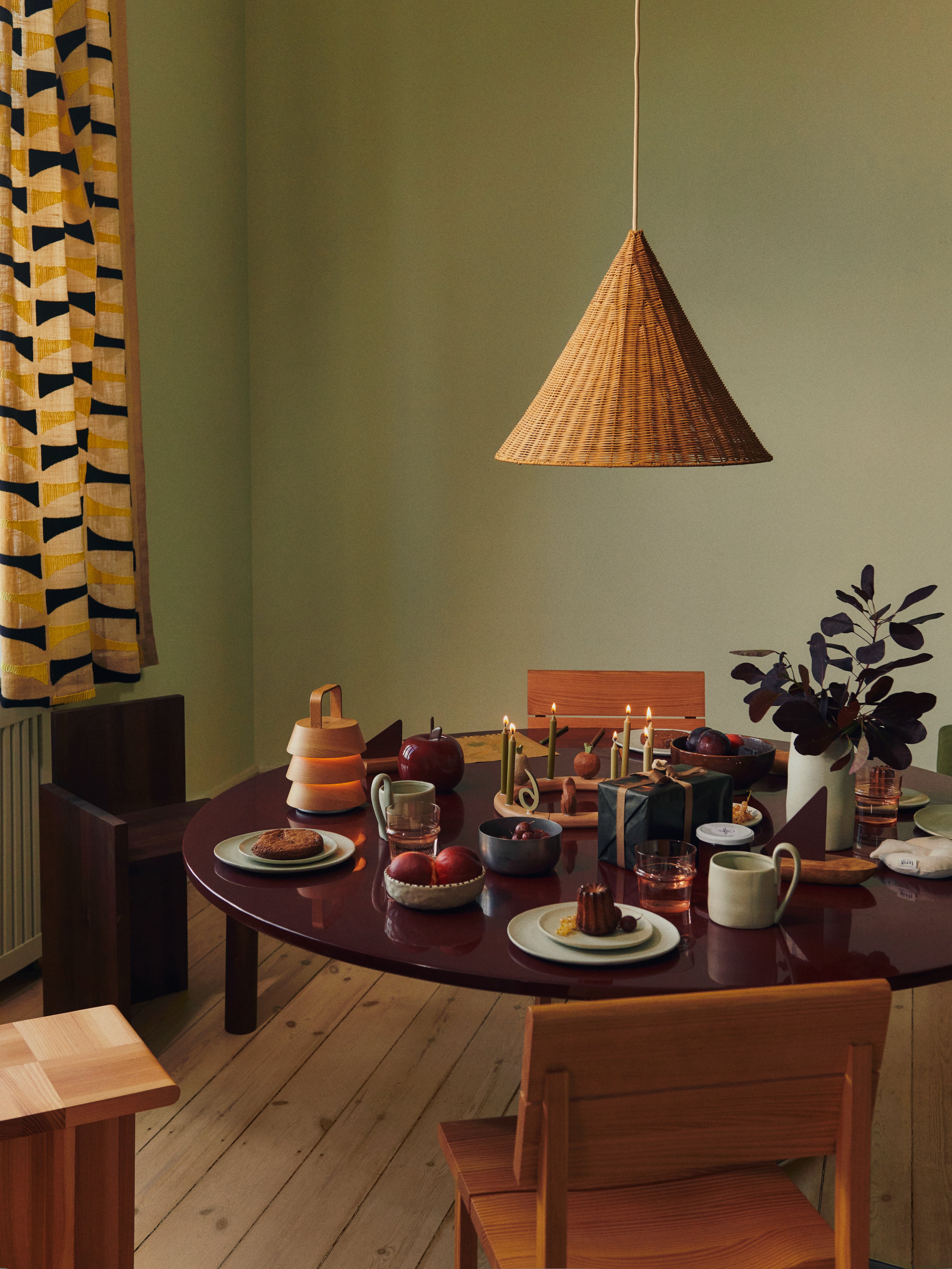 Dou Rattan Lampenschirm